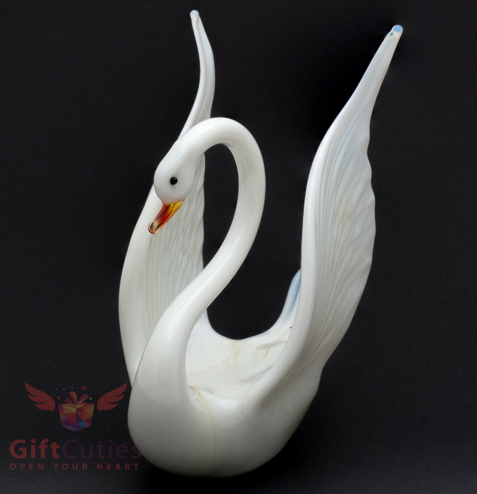 Glass bird Swan \