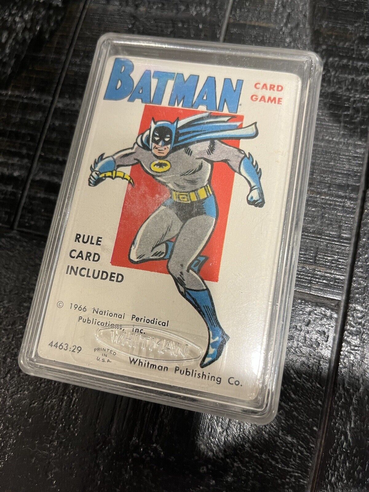 1966 Vintage Whitman Batman Card Game Still Sealed With Original Case Rare