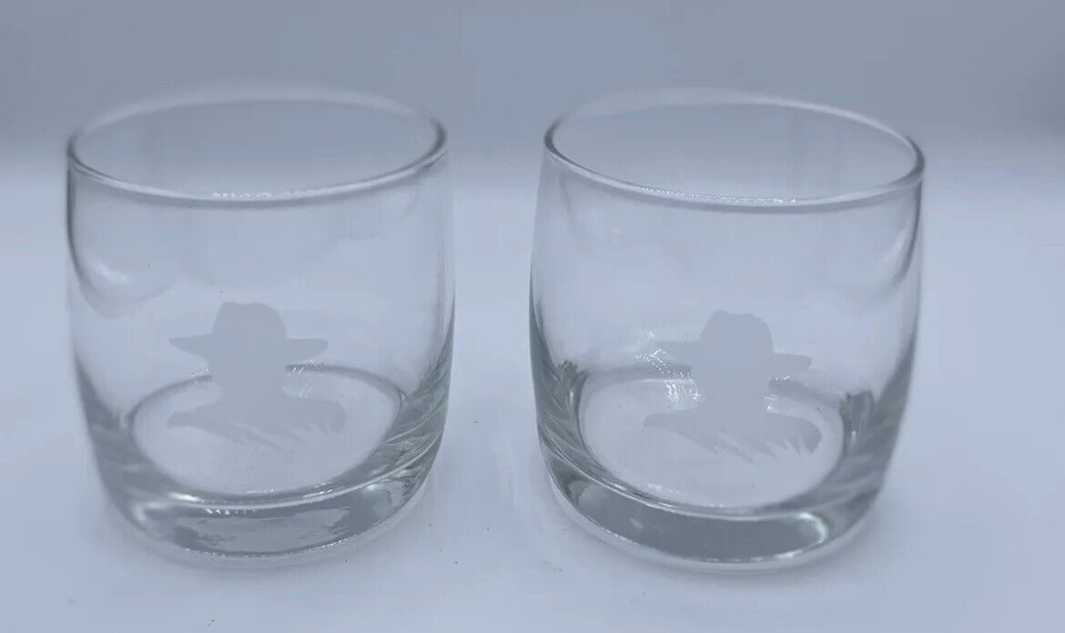 Set of 2 Don Julio Tequila Rocks Glasses w/ logo