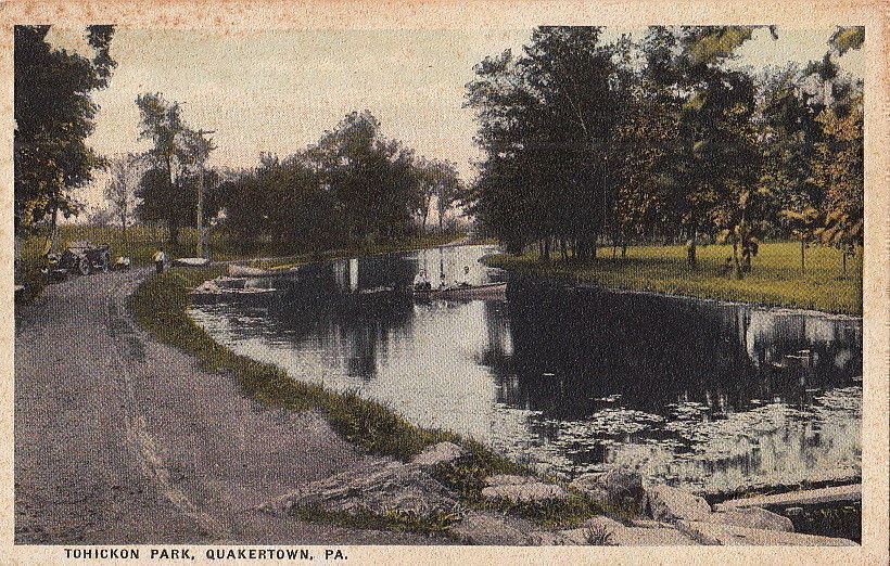 Postcard Tohickon Park Quakertown PA 