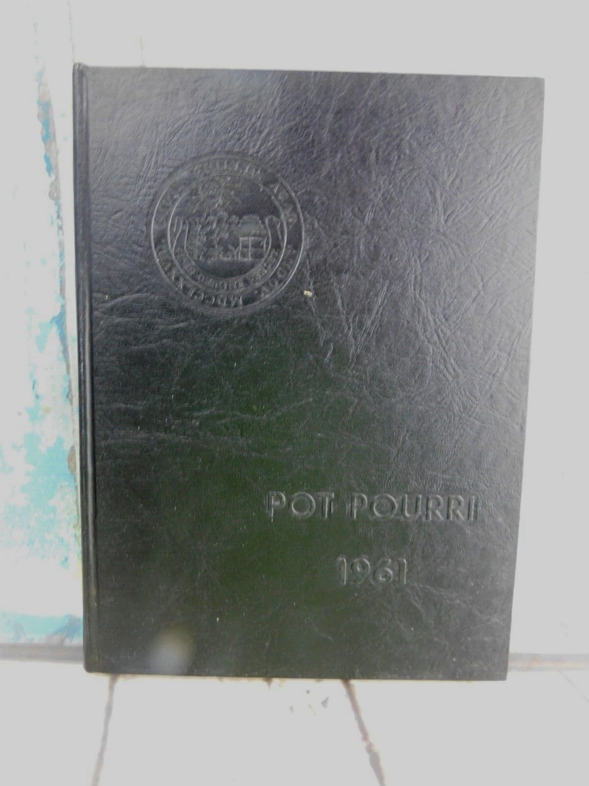1961 Phillips Academy Andover Massachusetts Pot Pourri Yearbook Prep School Vtg