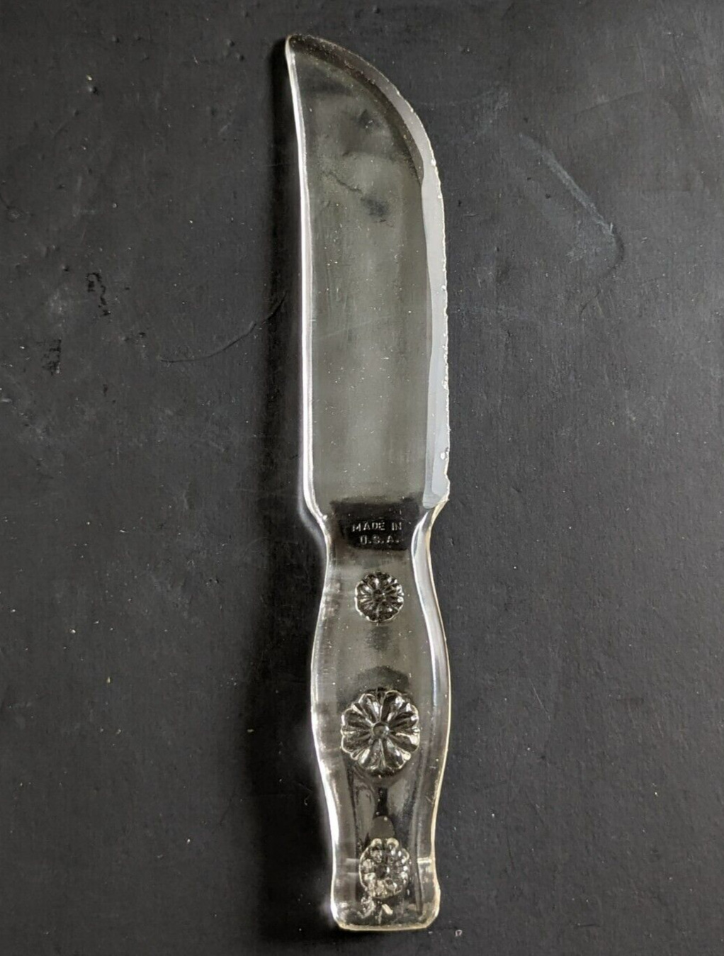 Antique/Vintage The New Cryst-O-Lite Glass Knife Depression Era Glass USA