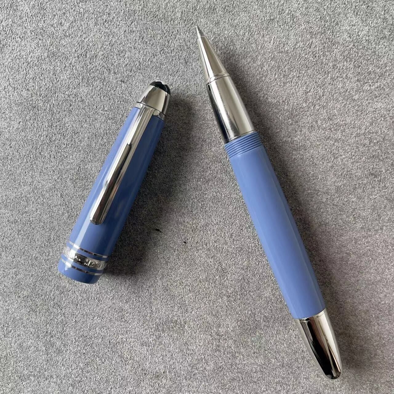 Luxury MB149 Resin Series Glacier Blue Color 0.7mm Rollerball Pen No Box