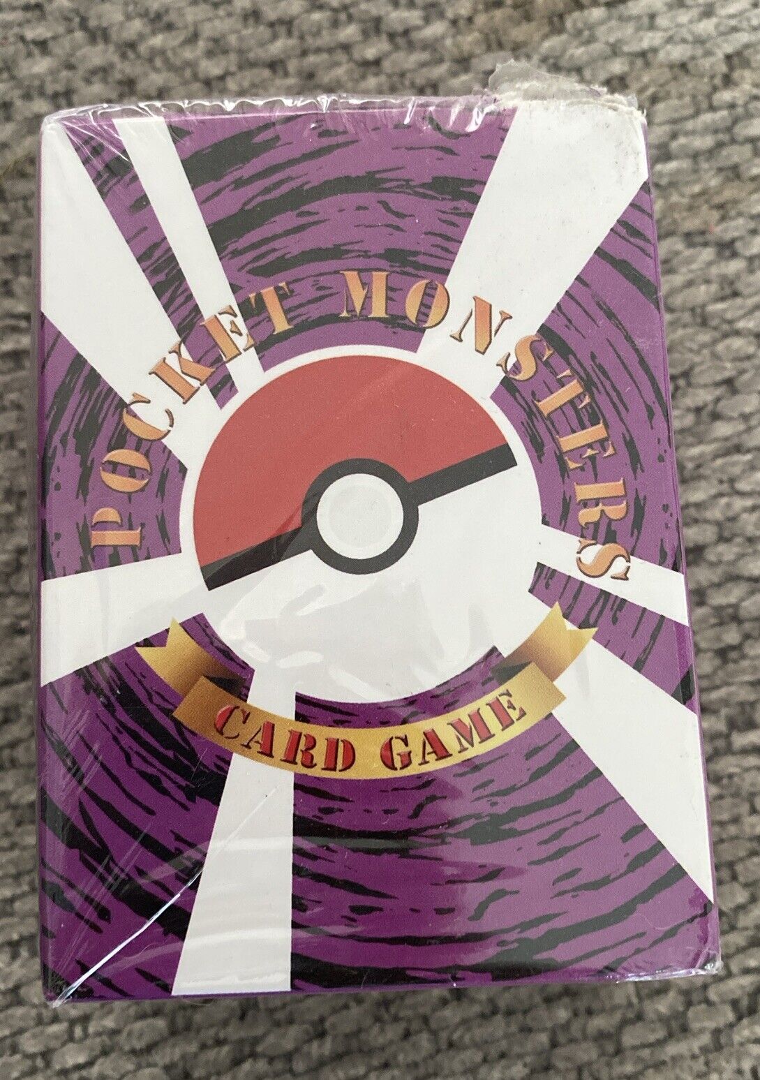 Pokémon Pocket Monsters Card Game 120 pcs Cards Purple Box 