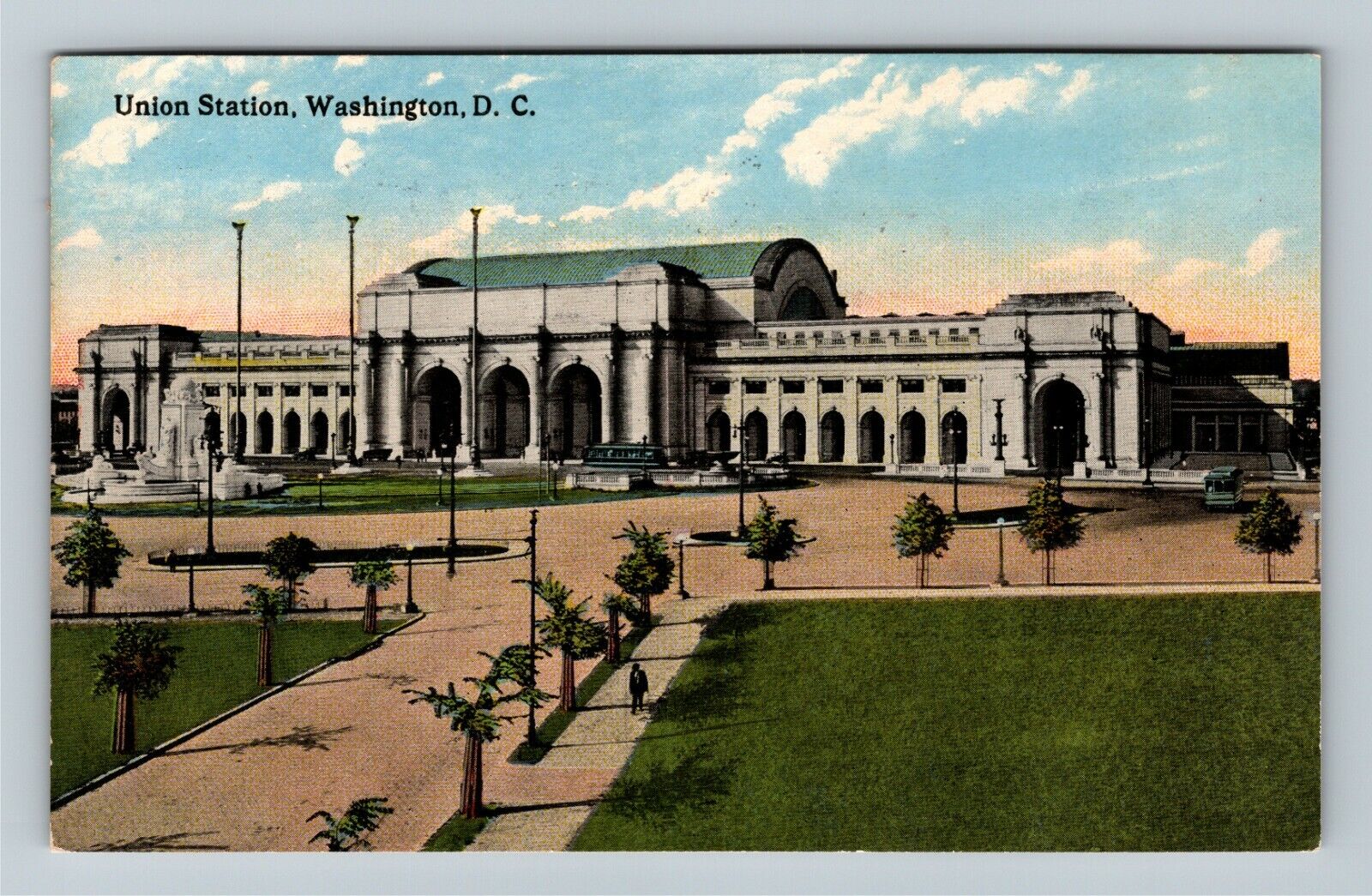 Washington D. C., Union Station, c1915 Vintage Postcard