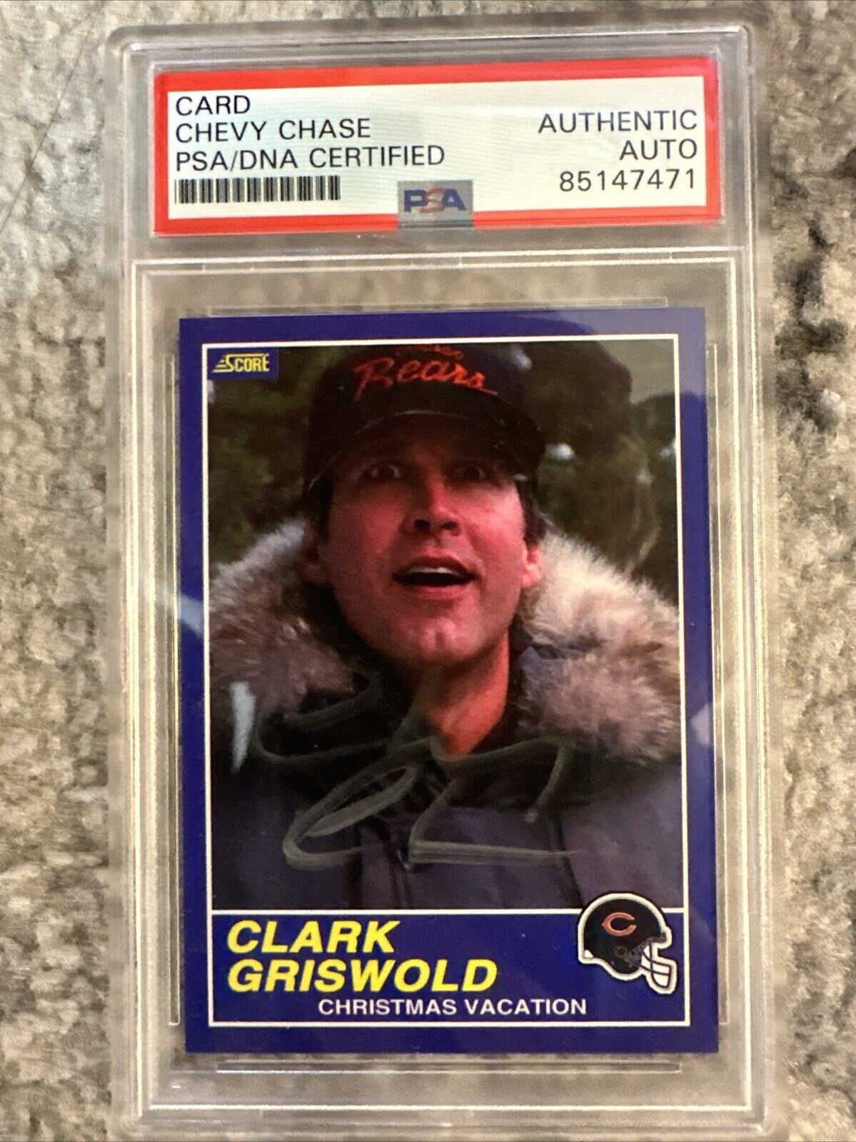 Chevy Chase Autograph 'Clark Griswold' Christmas Vacation PSA/DNA Certified