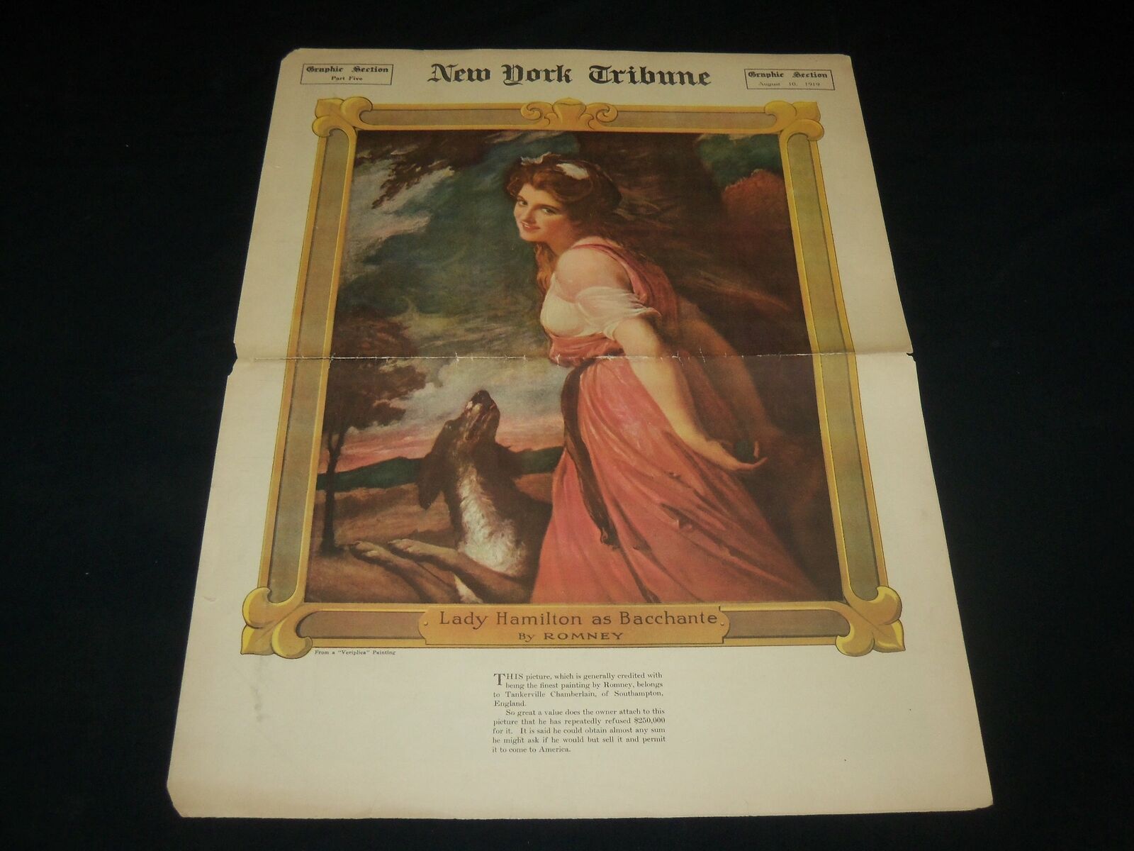 1919 AUG 10 NEW YORK TRIBUNE GRAPHIC SECTION - JACK & JILL - VARGAS - NP 5388