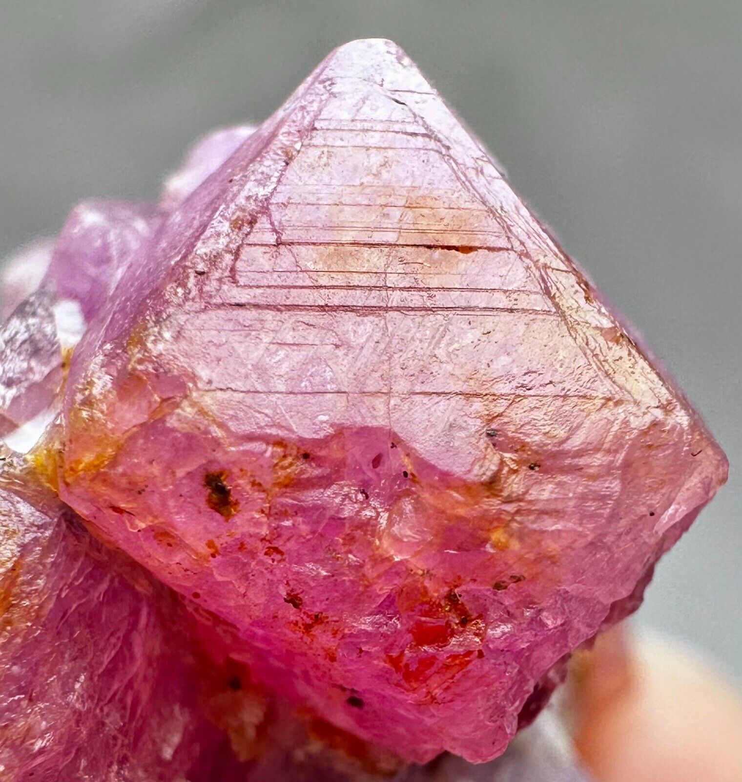 74 Ct Terminated Flower Shape Ruby With Mica Huge Crystals On Matrix @AFG