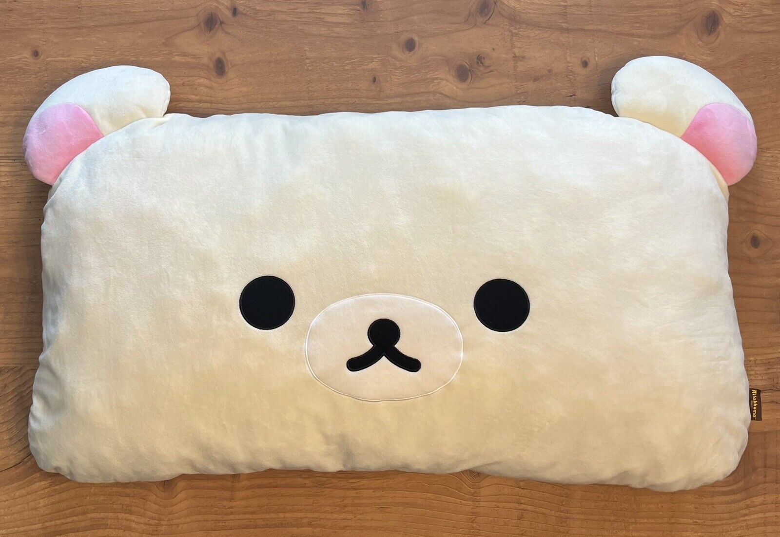 San-X Rilakkuma Korilakkuma Face Pillow Plush Extra Big Super Soft Collectible