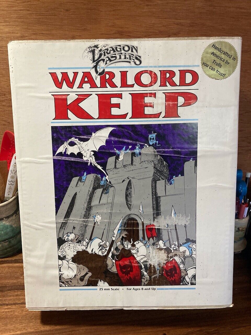DRAGON CASTLES WARLORD KEEP  NOS  Complete Set with Dwarf Figures  Made in USA