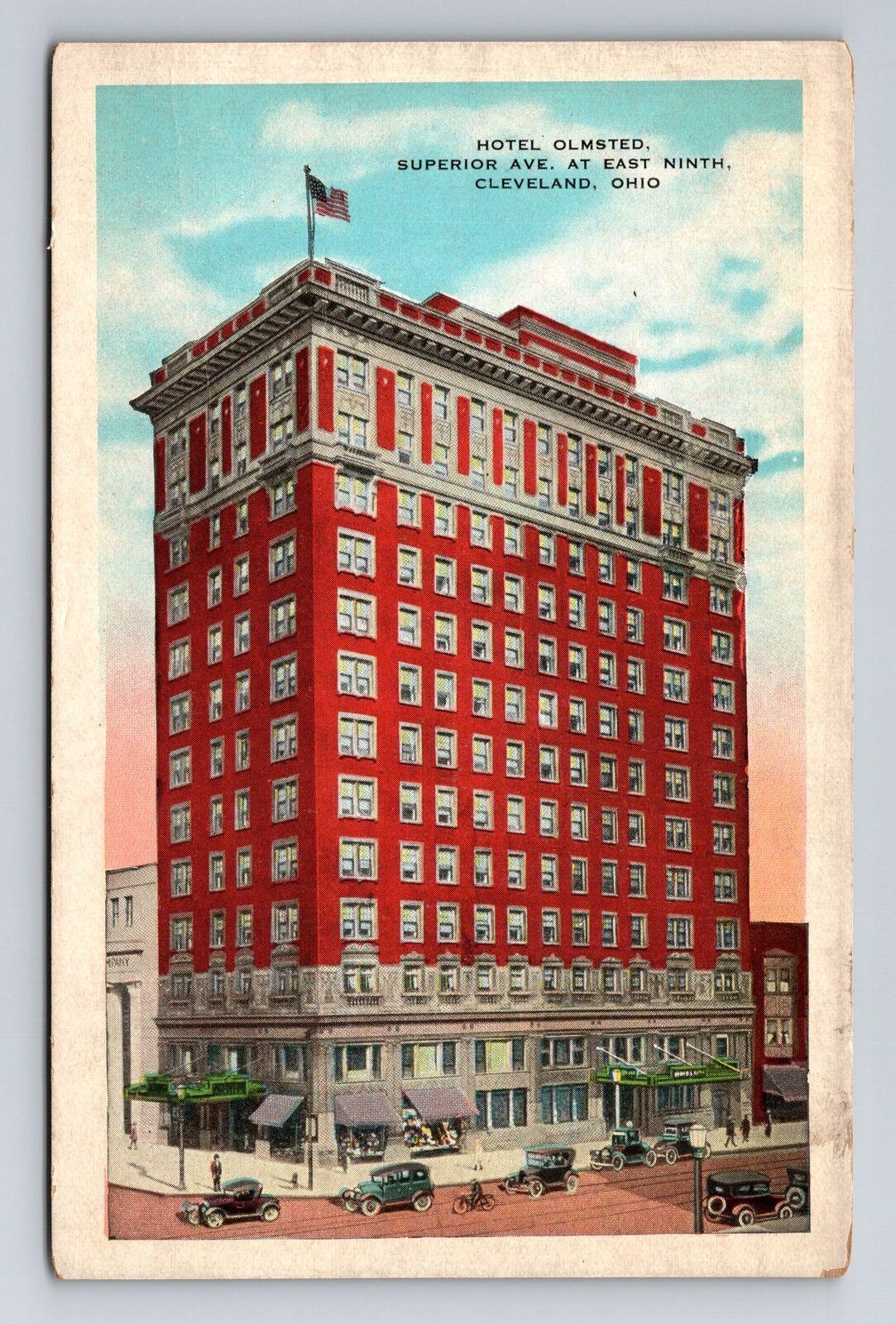 Cleveland OH-Ohio, Hotel Olmsted, Advertisement, Vintage Postcard