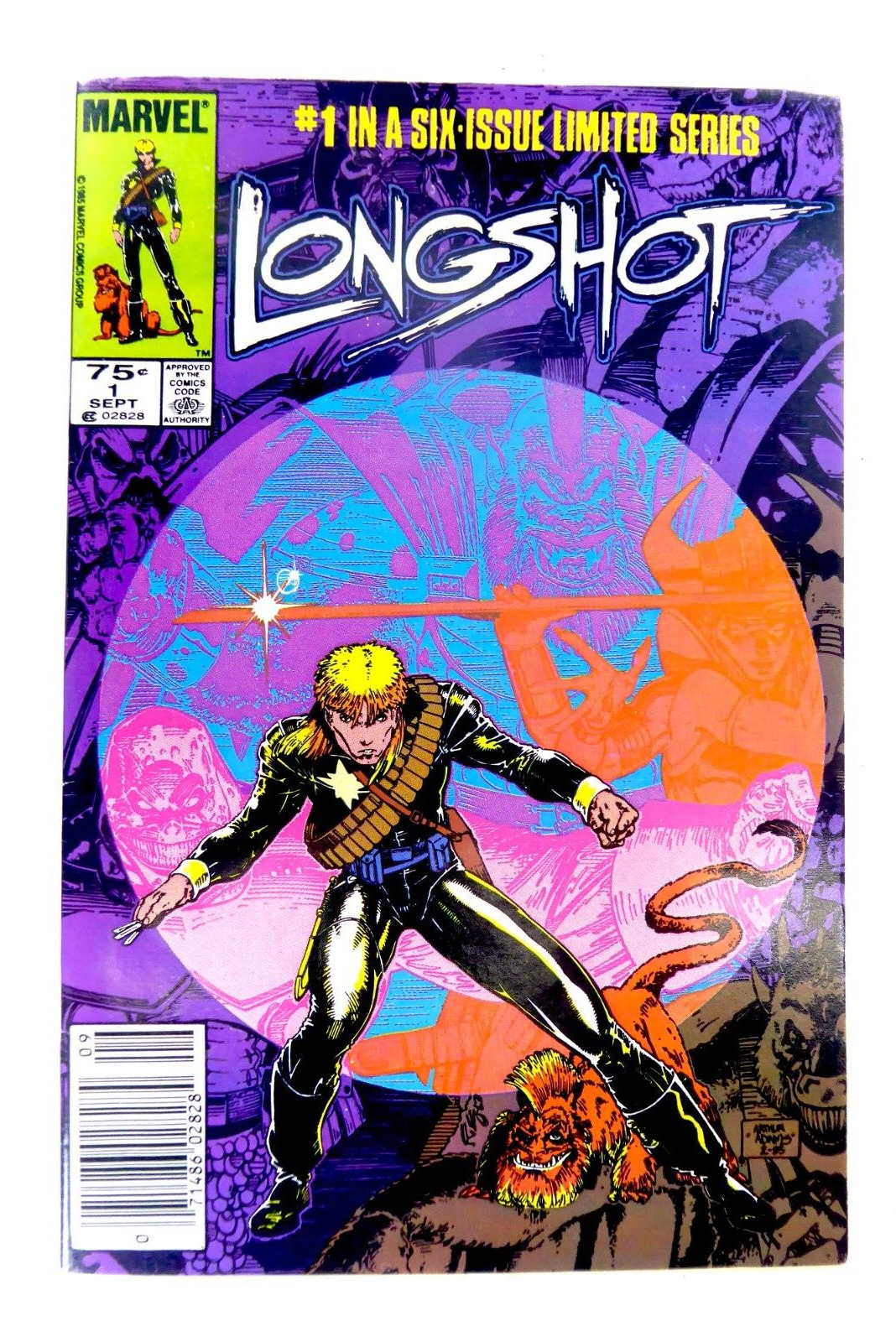 Marvel LONGSHOT (1985) #1 Key 1st App Art Adams Newsstand VF- (7.5) Ships FREE