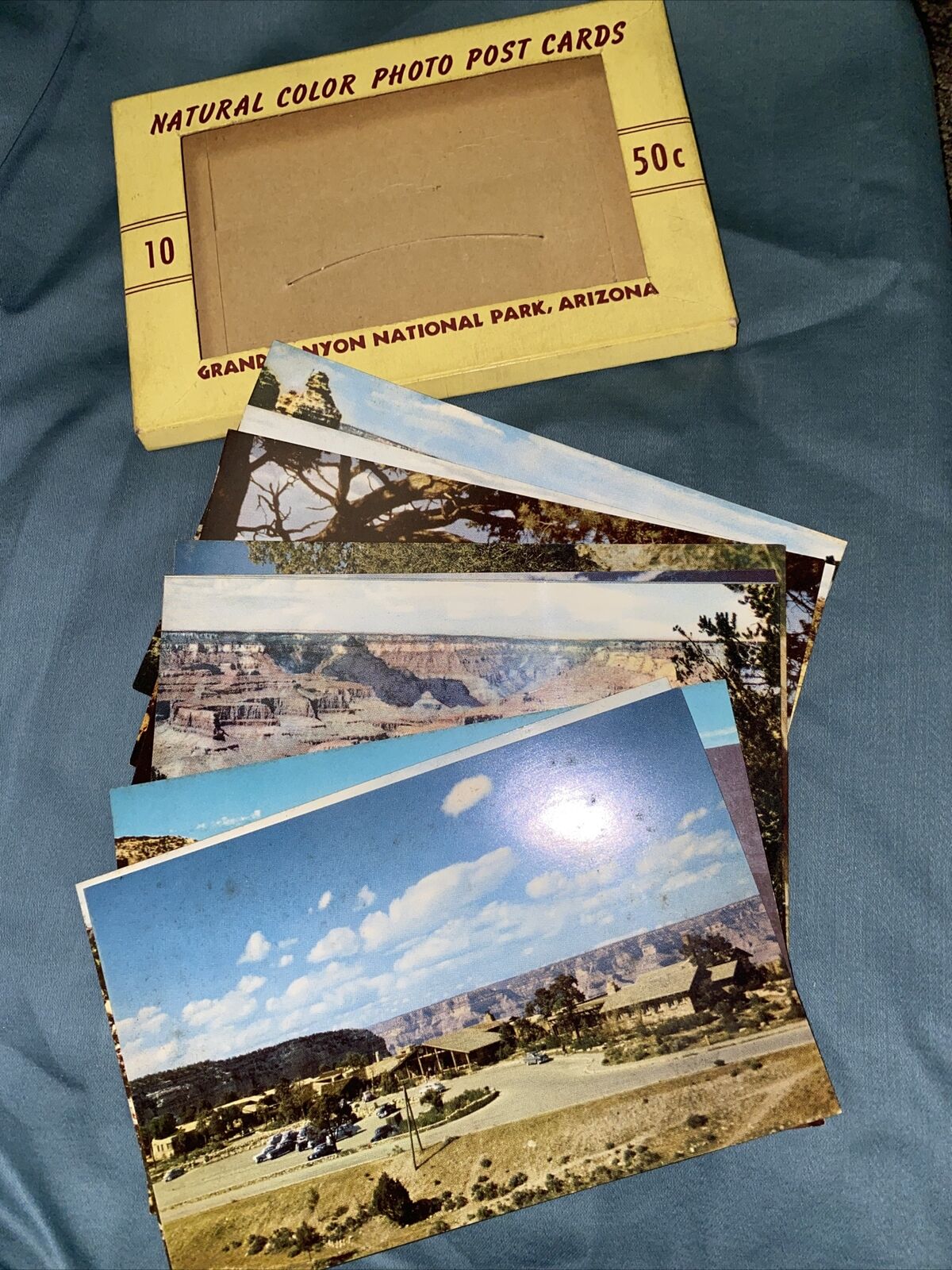 Vintage Grand Canyon National Park, Arizona Postcards 10