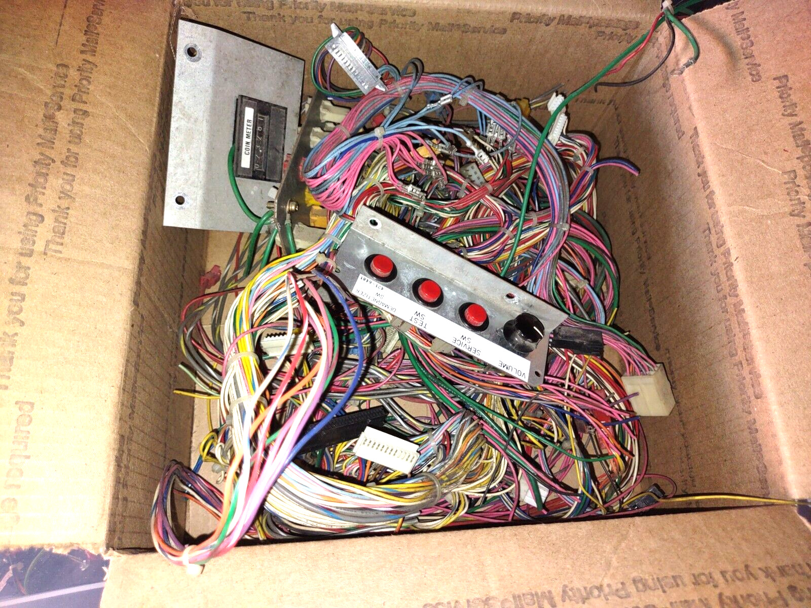 sega rail chase arcade wires with test switch #5322