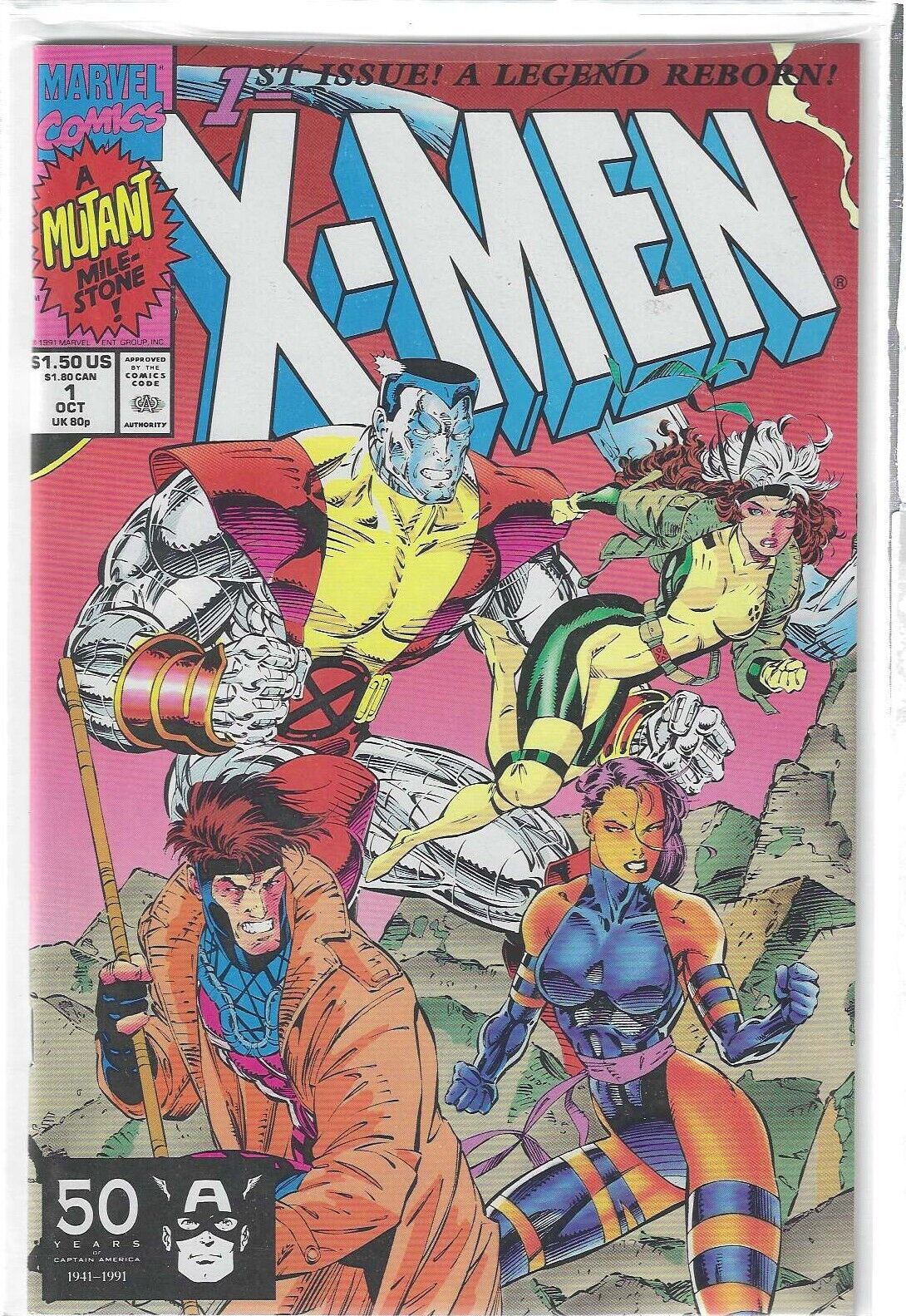 X-MEN #1 All 5 Covers A B C D E Marvel 1991 Jim Lee 1st Acolytes 9.8/NM+ CGC IT