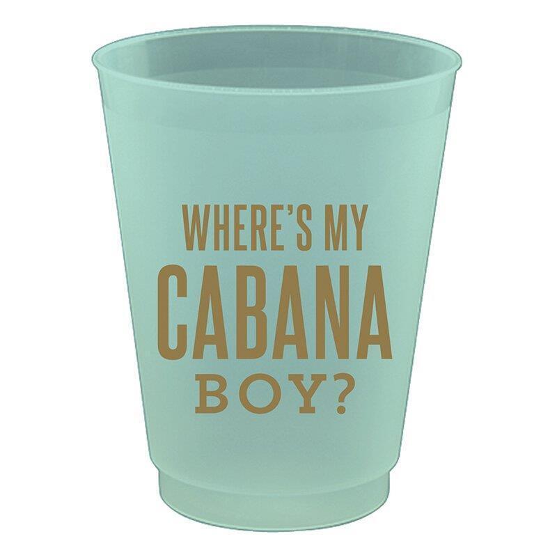 Cocktail Party Cups Cabana Boy? Size 16 oz / 8 cups per package Pack of 6