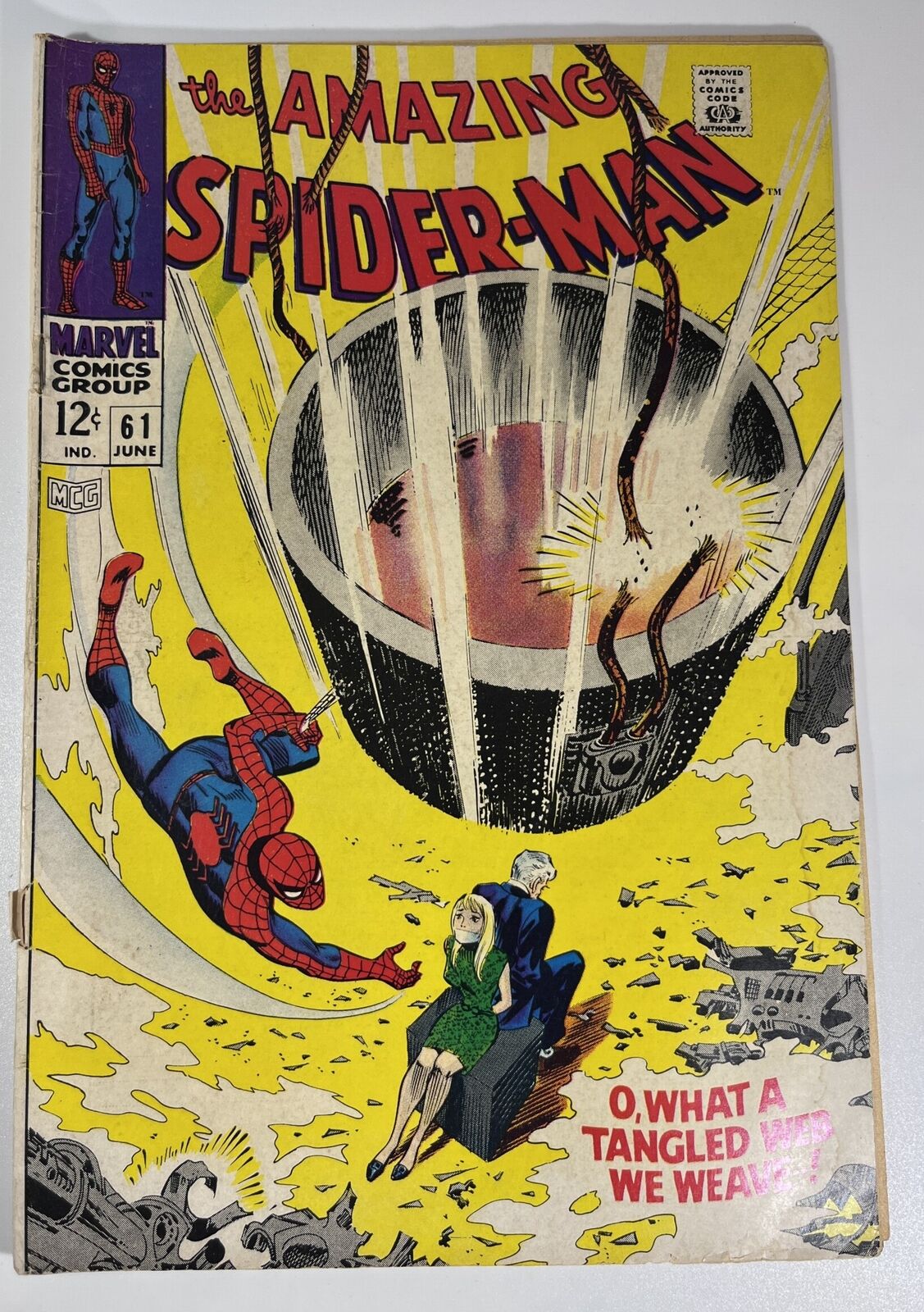 Amazing Spider-Man #61 (1968) 1st cover app. Gwen Stacy in 5.5 Fine-