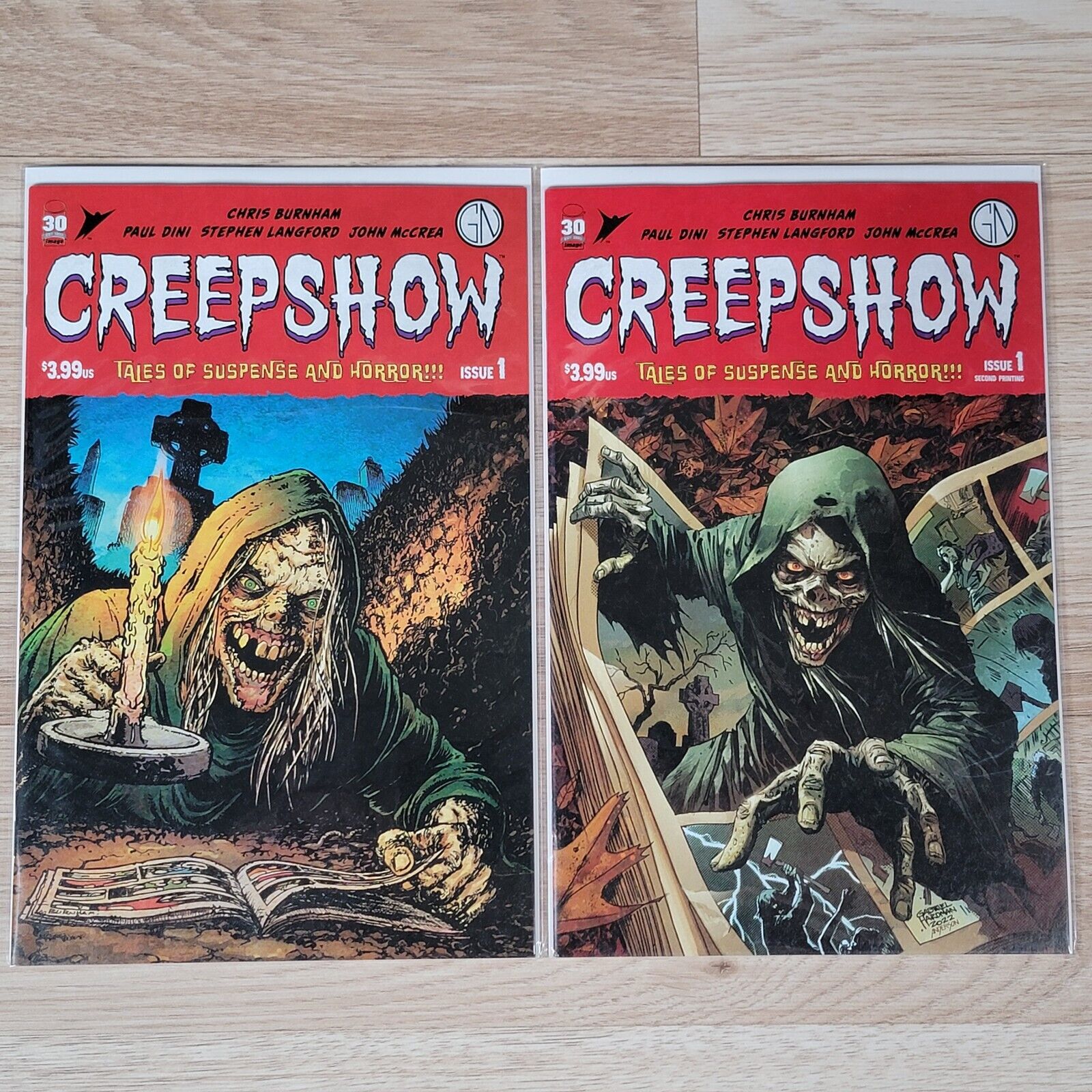 Creepshow Vol 1 #1 1st 2nd Print Image Comics 2022 Lot of 2 - NM