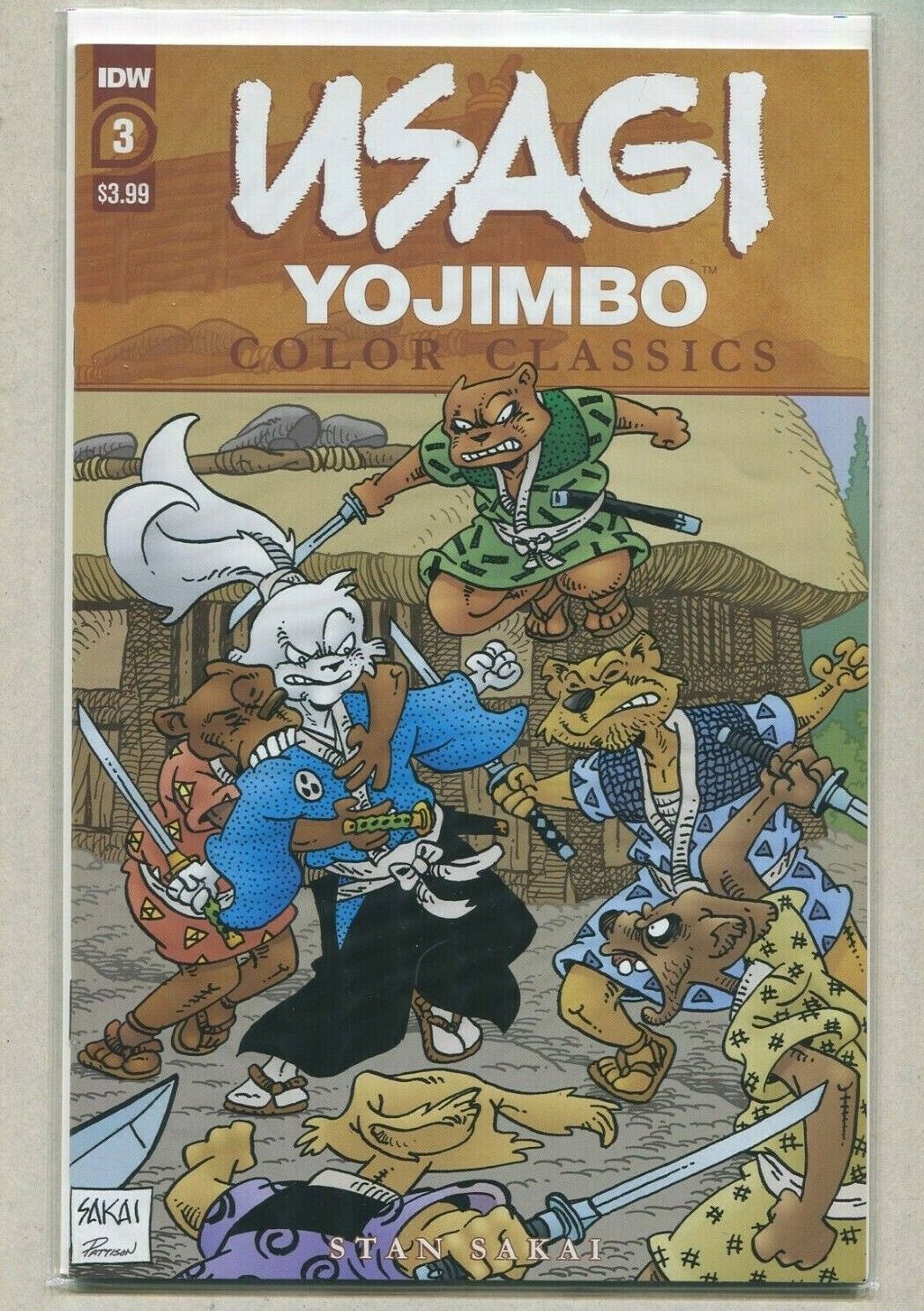 Usagi-YoJimbo Color Classics #3 NM IDW Comics MD12