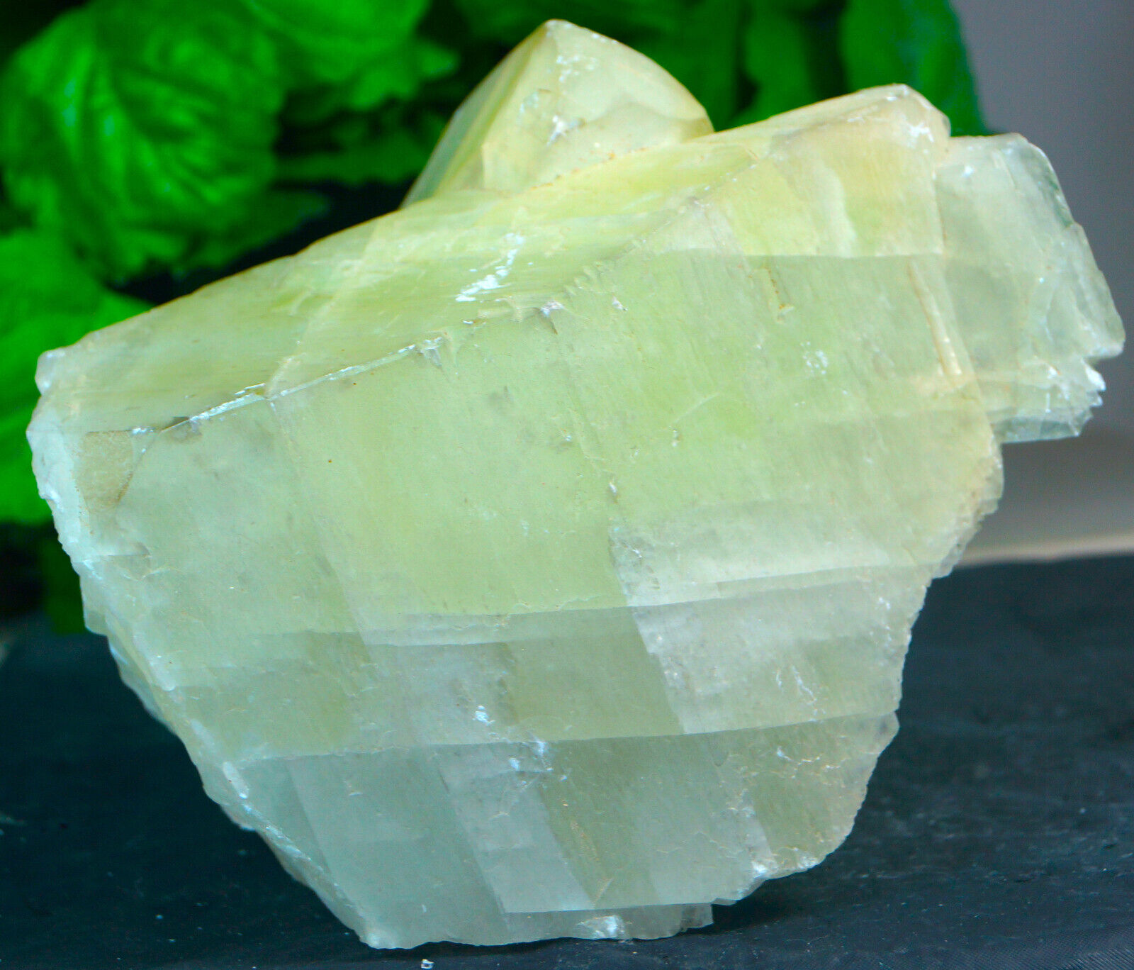 4 LB  Natural yellow Lemon terminated  Calcite Crystal mineral  specimen