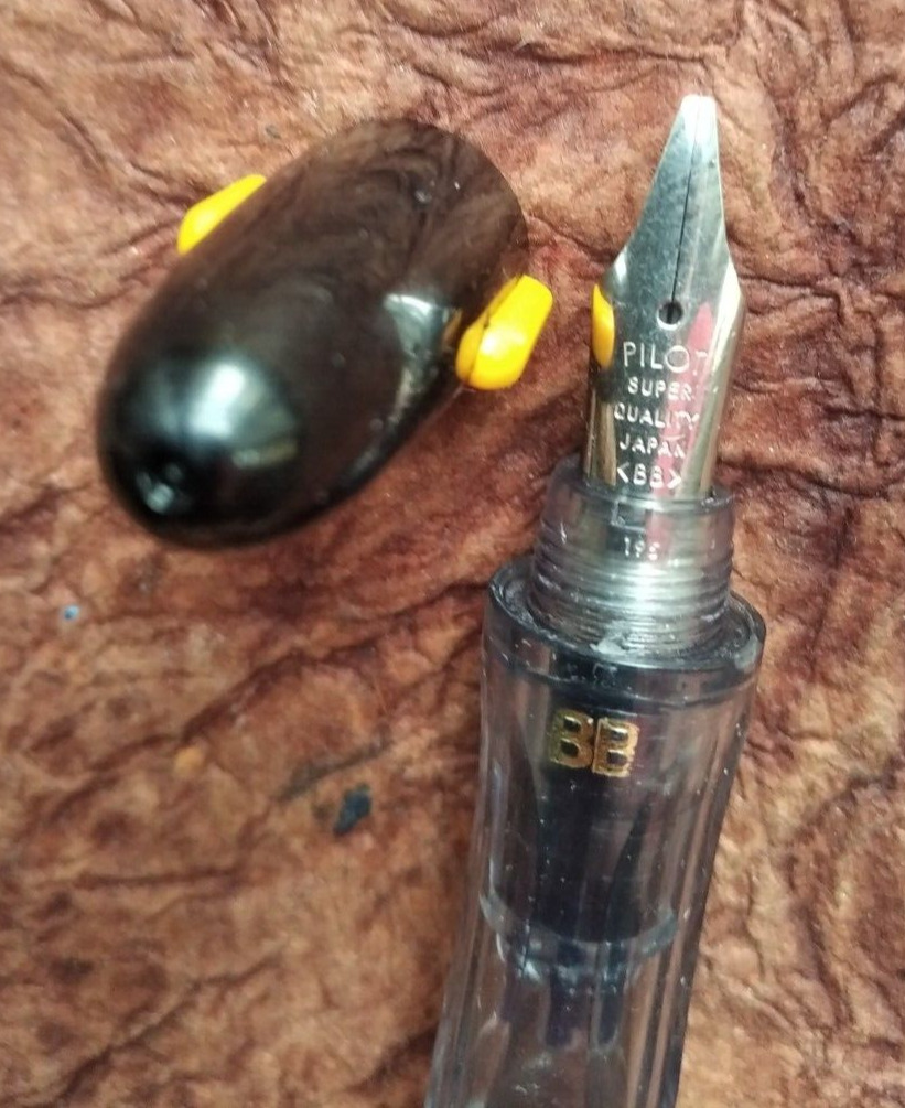 +++ Offer Rare Japan Fountain Pen Pilot Super Quality Nib BB 195 vtg