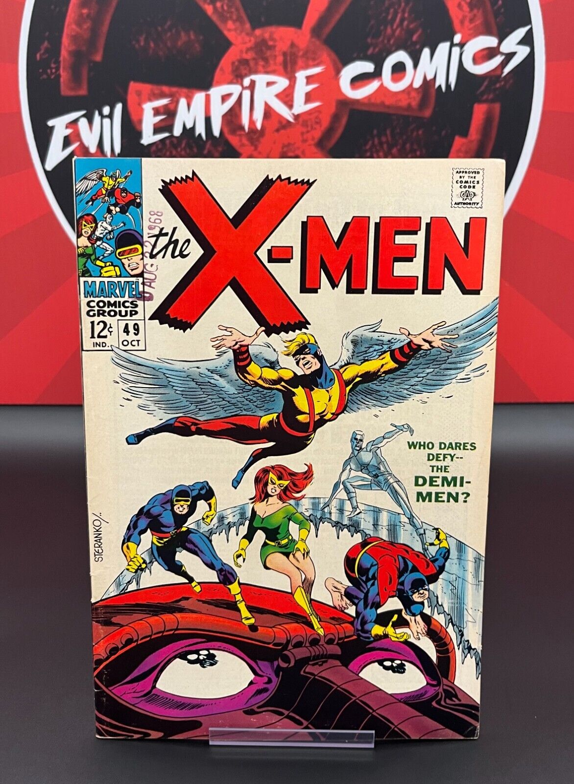 X-MEN #49 (1968) 1ST APPEARANCE OF LORNA DANE (POLARIS) & MESMERO (VF) 🔥🔥🔥