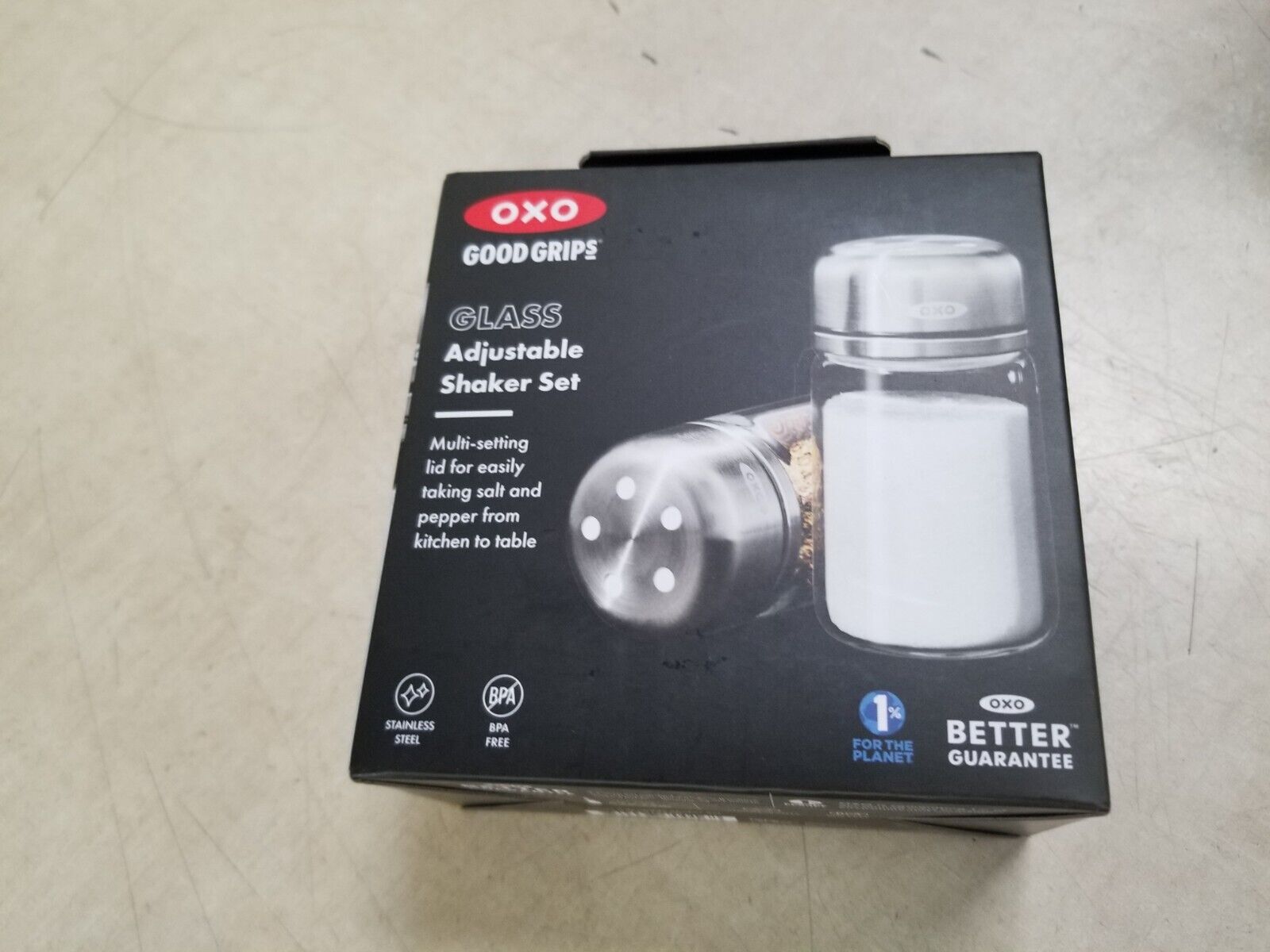 OXO Good Grips Glass Adjustable Shaker Set