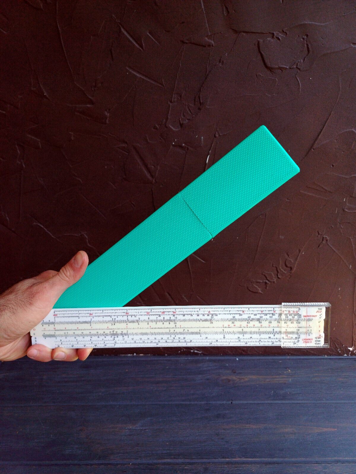 Logarithmic Ruler ten-inch (25cm) Slide Rule sliding Logarex 27403-X slipstick