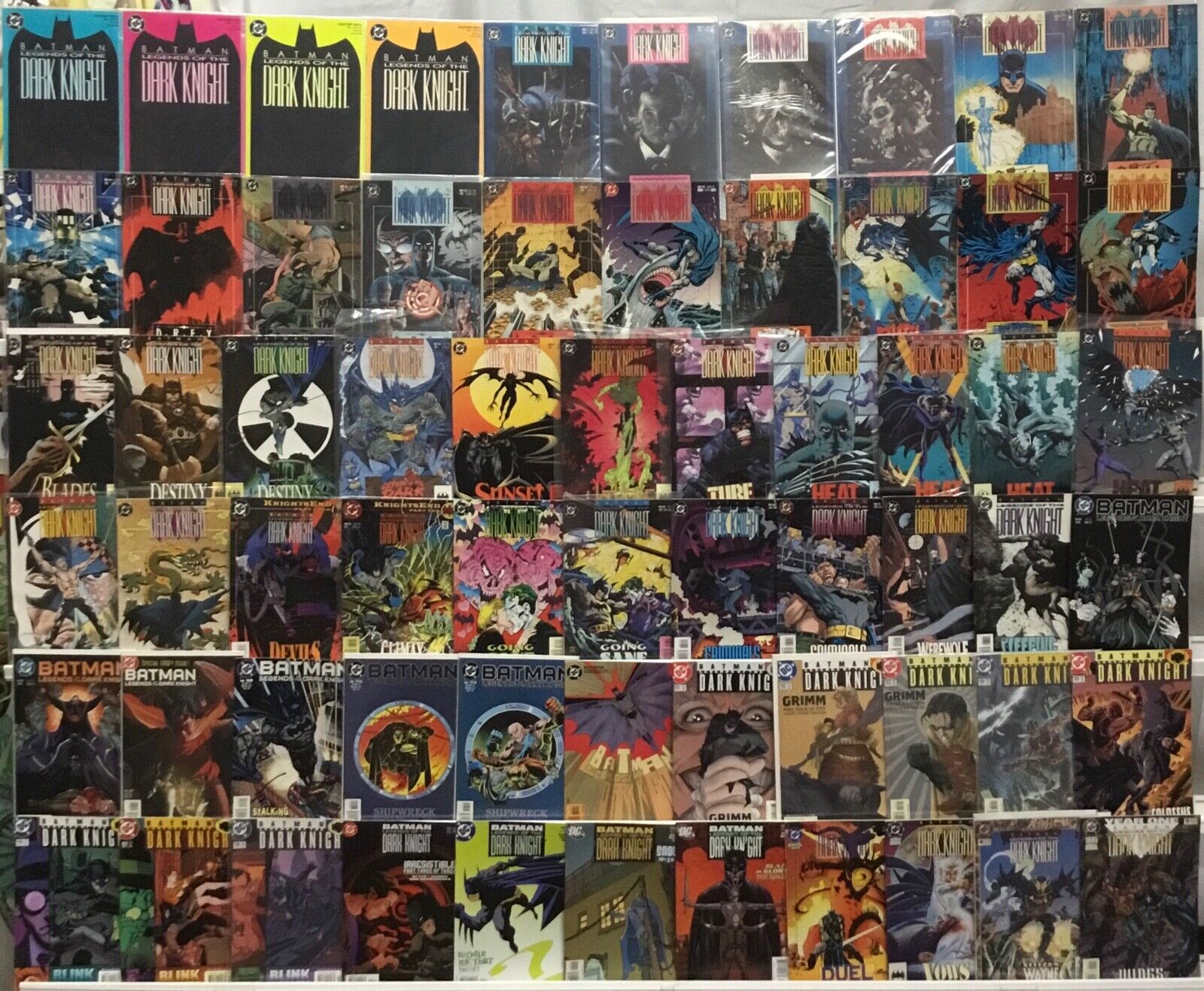 DC Comics - Batman: Legends of the Dark Knight - Comic Book Lot Of 64 Issues