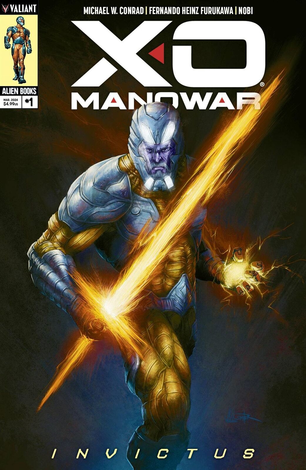 X-o Manowar Invictus #1 (of 4) Cvr B Willsmer Valiant Comic Book