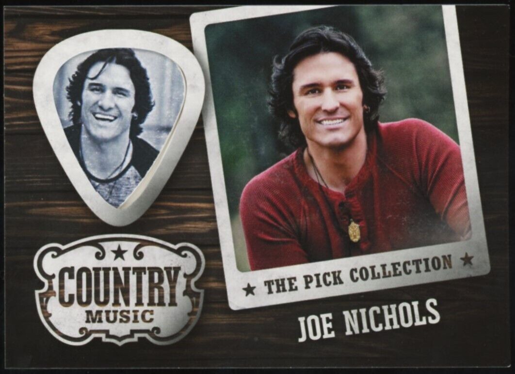 2014 Panini Country Music Joe Nichols Guitar Pick Relic The Pick Collection #30