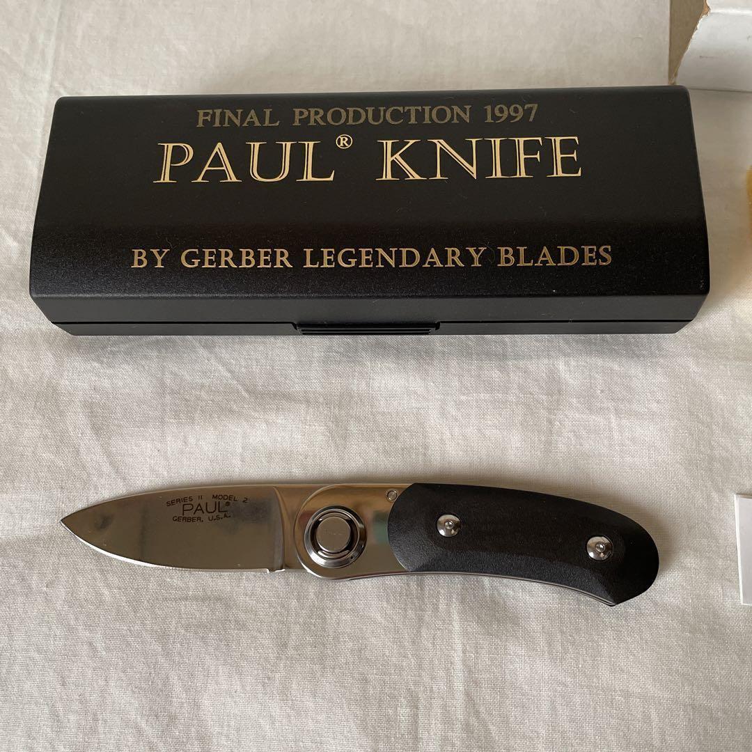 NEW Gerber Paul Series II Model 2 Final Production 1997 USA Knife From Japan