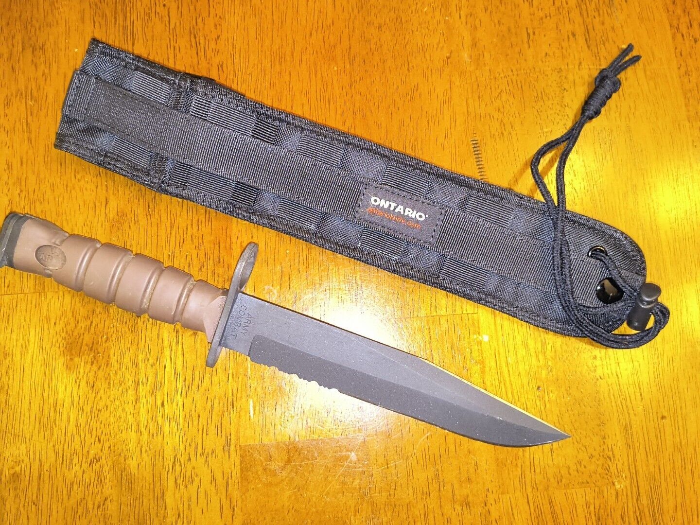 OKC-3A OKC3A Knife Army  Bayonet & Ontario Sheath Scabbard OKC USA