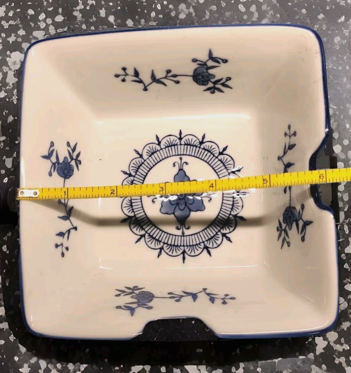*Royal China* Blue & White Square Shaped Porcelain Serving Dish