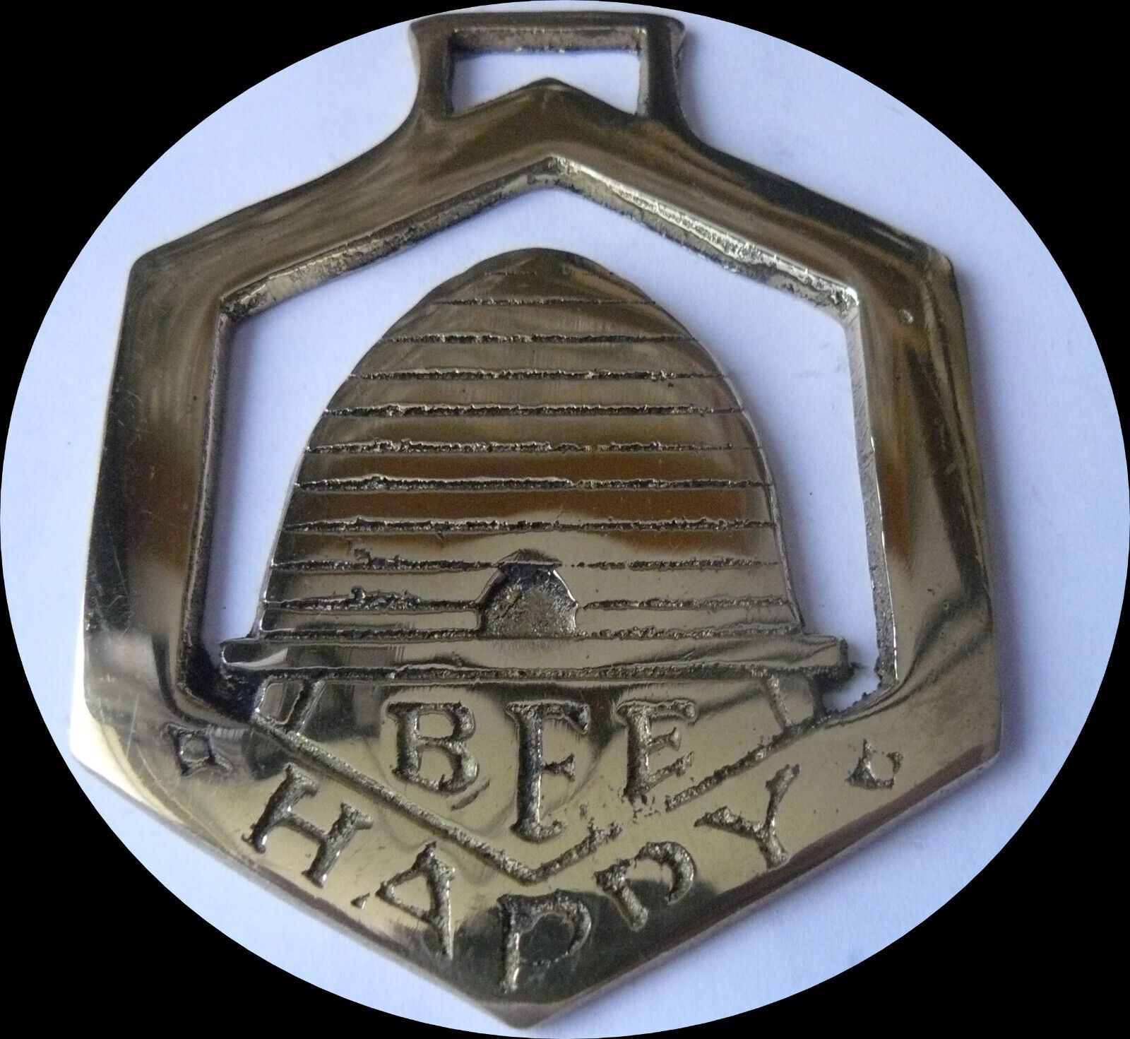 BEE HAPPY  Horse brass  (N4209)