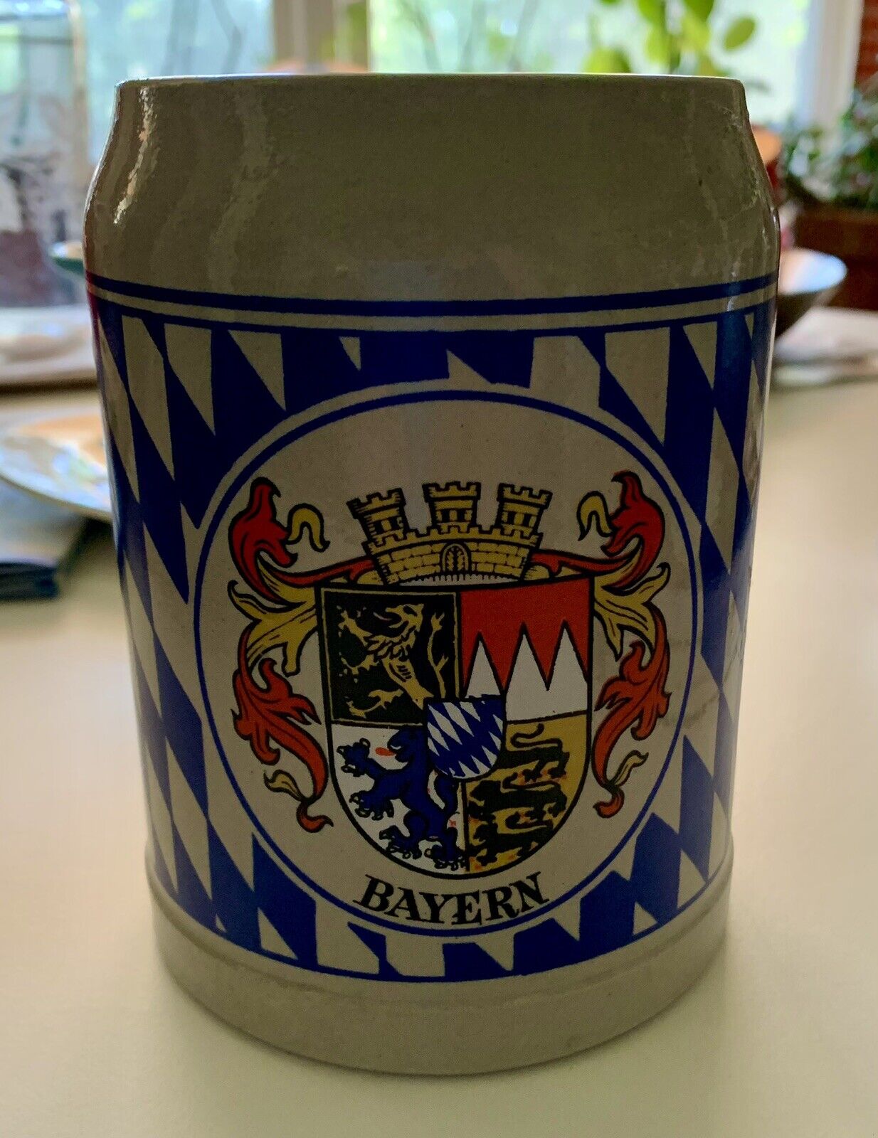 Bayern Munich Glazed Beer Stein .5L