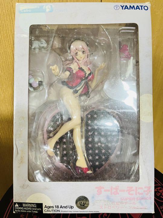 CL 028 SUPER SONICO Babydoll Strawberry Sorbet Ver. DX PVC Figure Toy Japan