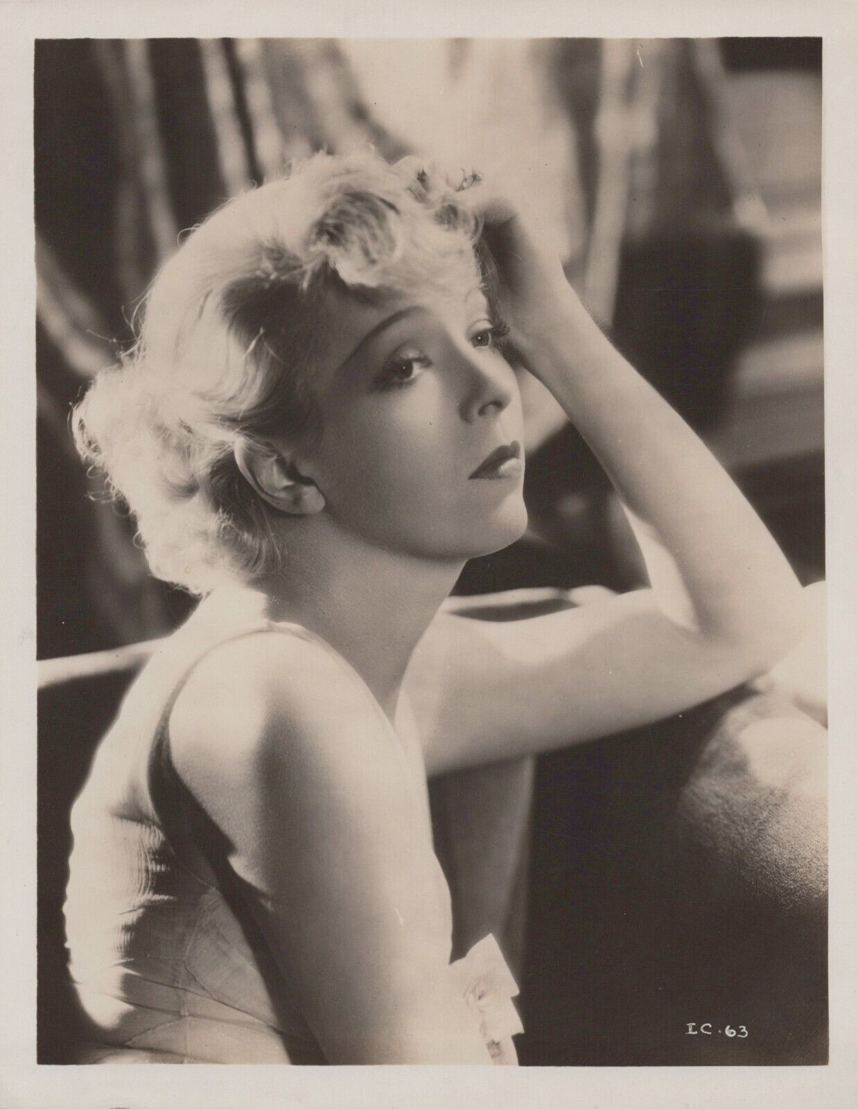 ⭐🎥Ina Claire (1930s) Silent Film Bare Shoulder Original Vintage Movie Photo K57