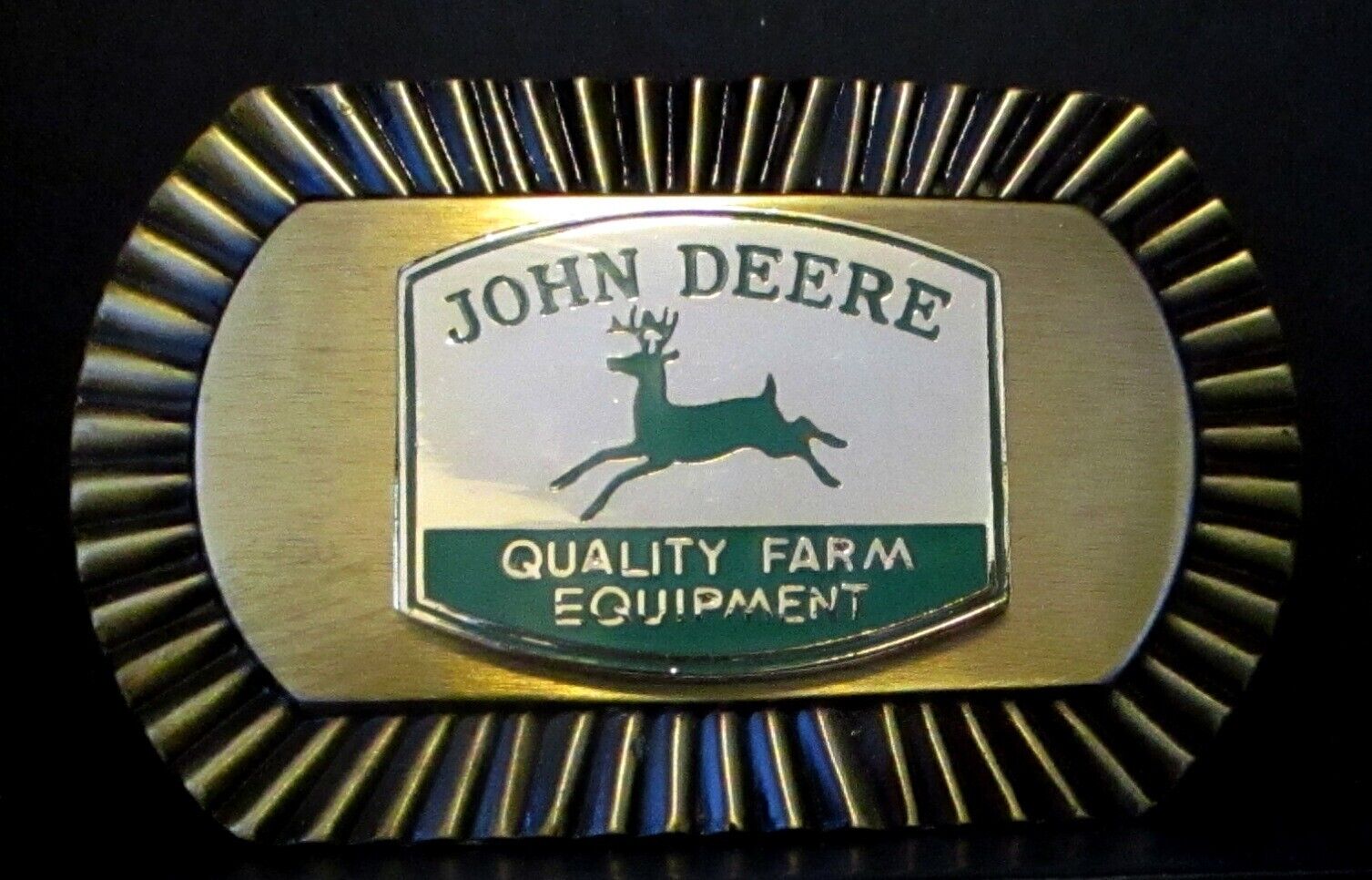 John Deere 4 Four Leg Deer Belt Buckle 1950 Quality Historical Trademark  Logo