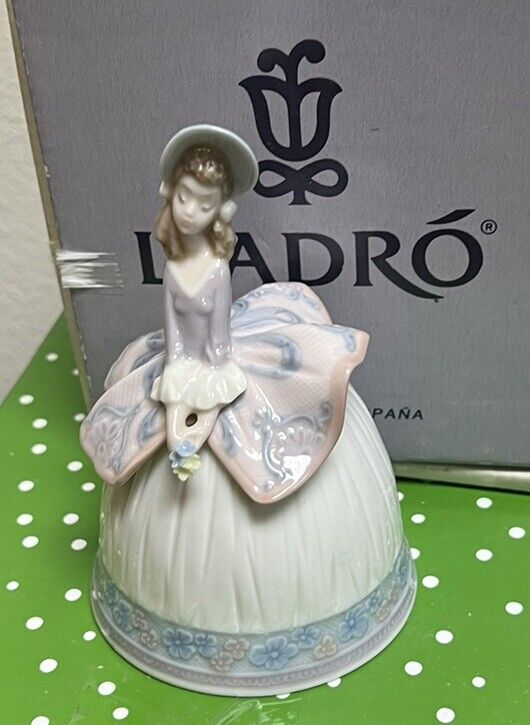 Lladro 5956 Sounds of Spring Bell Retired Original Grey Box Great Gift L@@K
