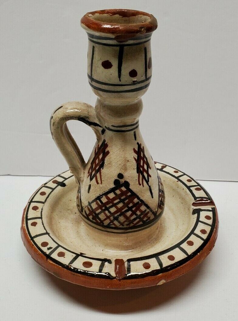 Vintage Ceramic Faux Pitcher Vase Basin Ashtray