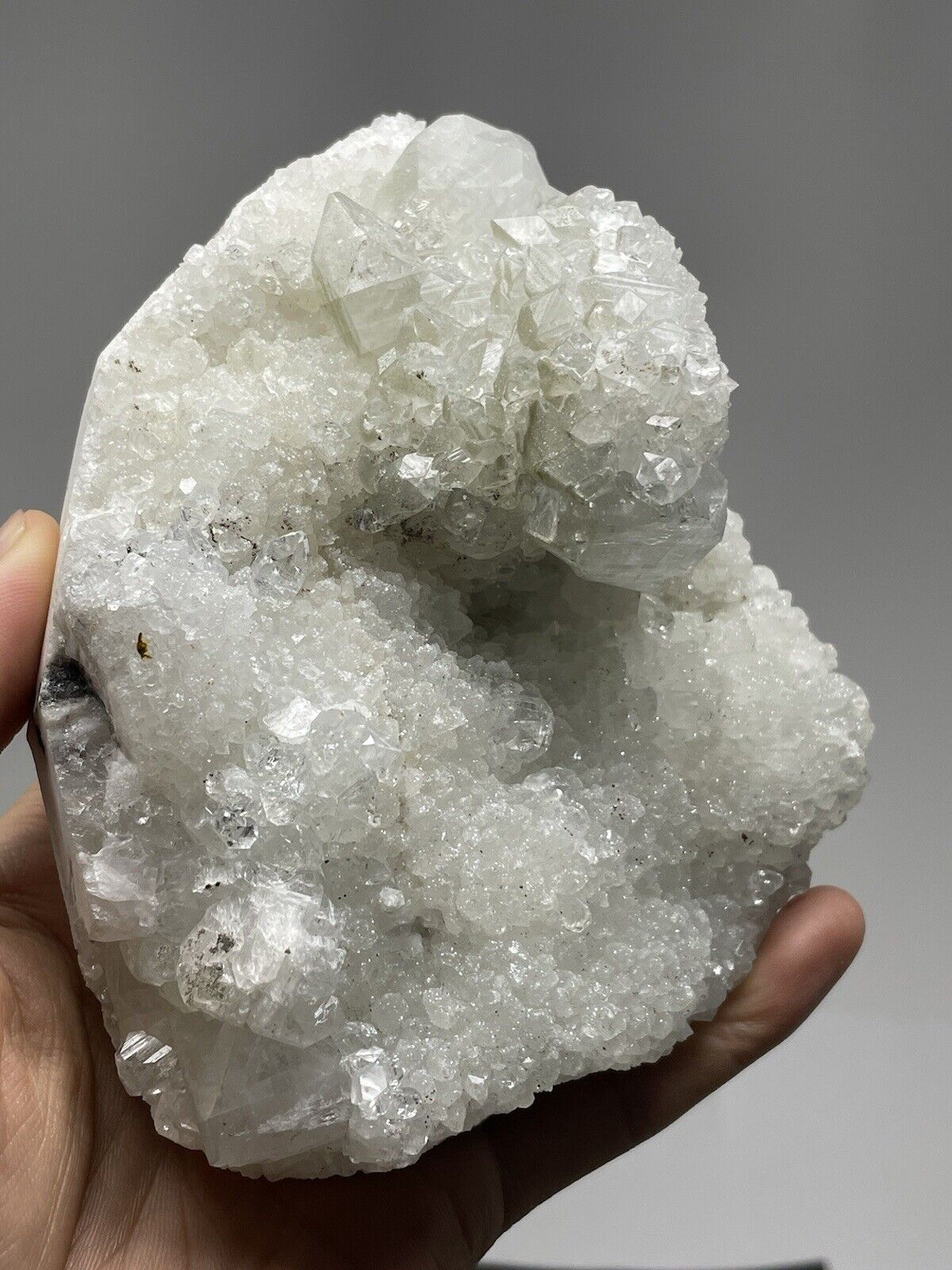 1LBS 5.2oz Zeolite Cluster Clear Apophyllite India Ships From USA A1