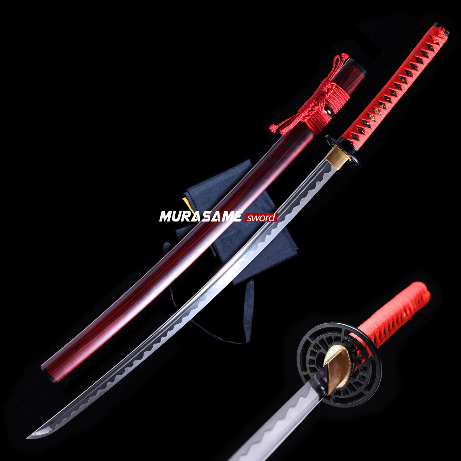 Katana Sword Real High Performance 9260 Steel Blade Very Sharp Battle Ready New