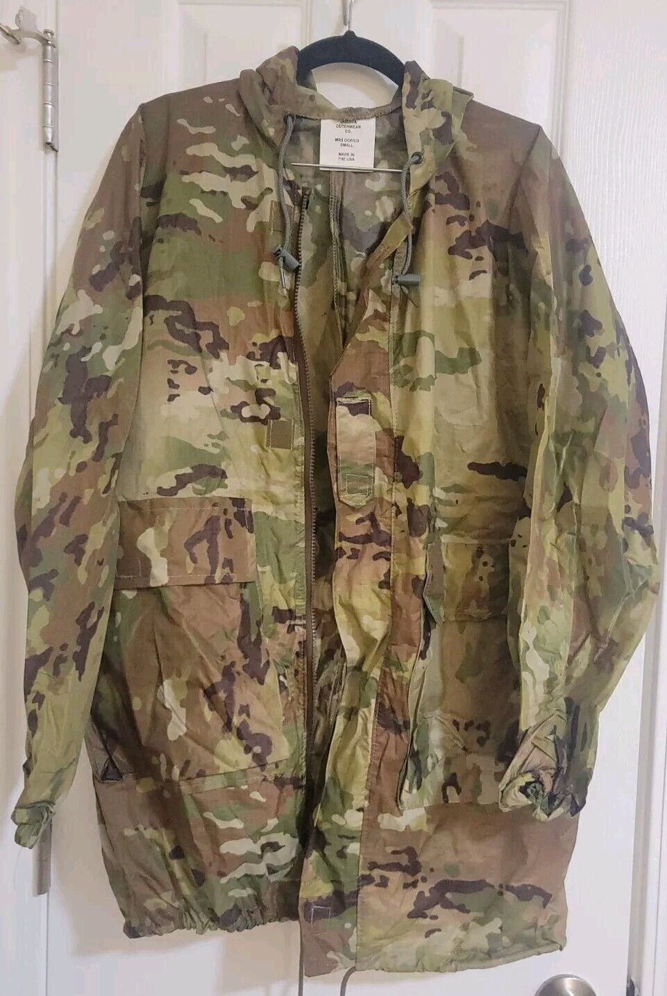 NEW Two Piece Military Grade SZ S Rainsuit W Bag - Dakota Outerwear Co. MRS OCP 