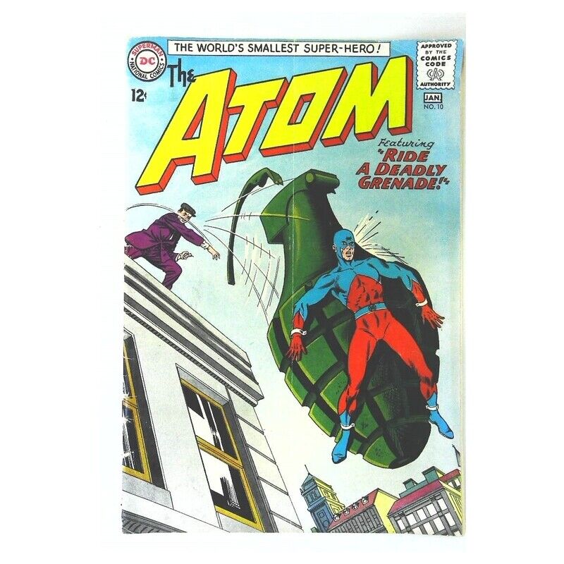 Atom #10 in Very Good minus condition. DC comics [m\(cover detached)
