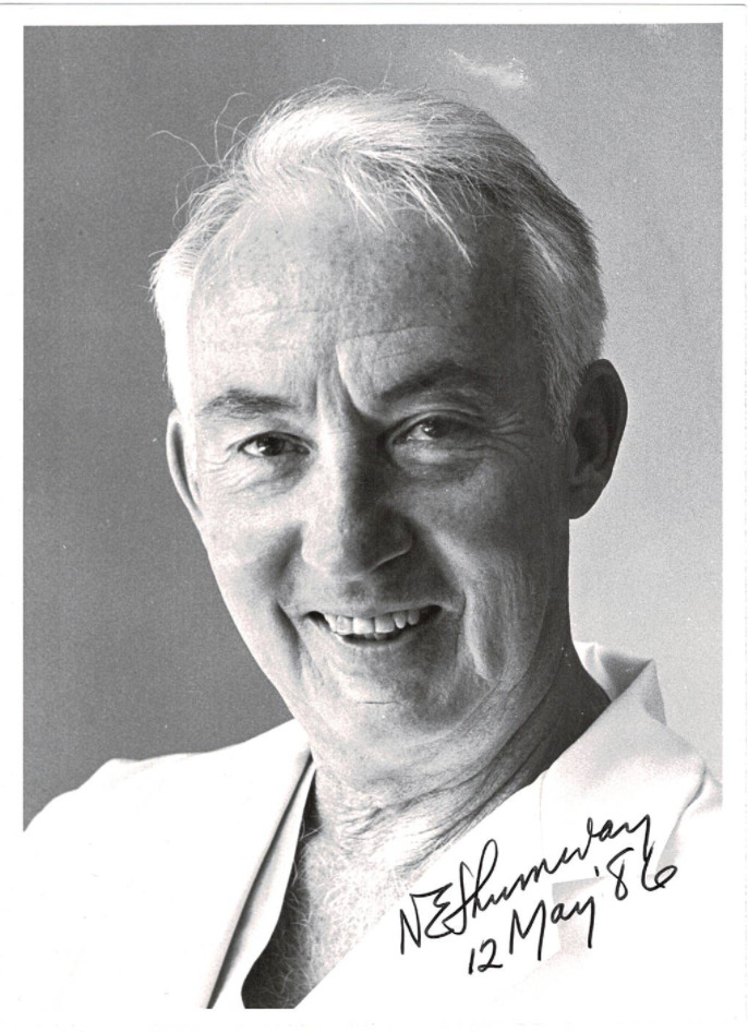 Norman Shumway Cardiac Surgeon signed autographed photo AMCo COA 19693