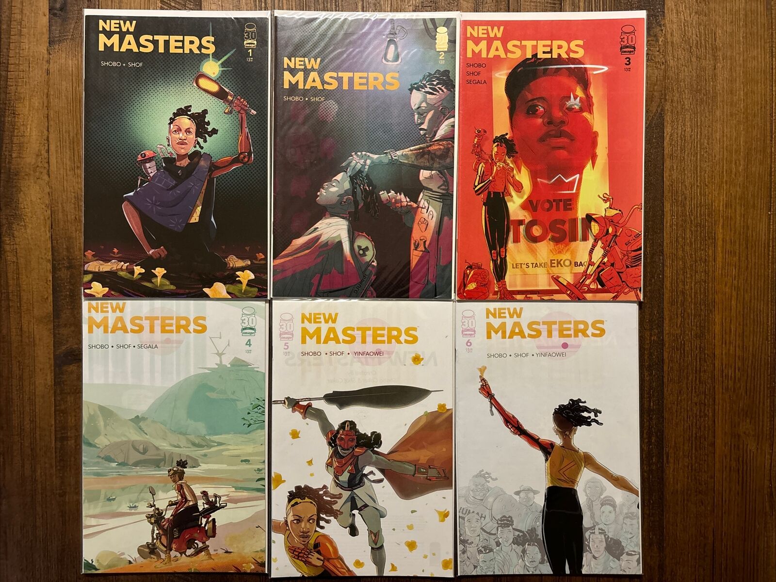New Masters 1-6 Complete Series. Image Comics