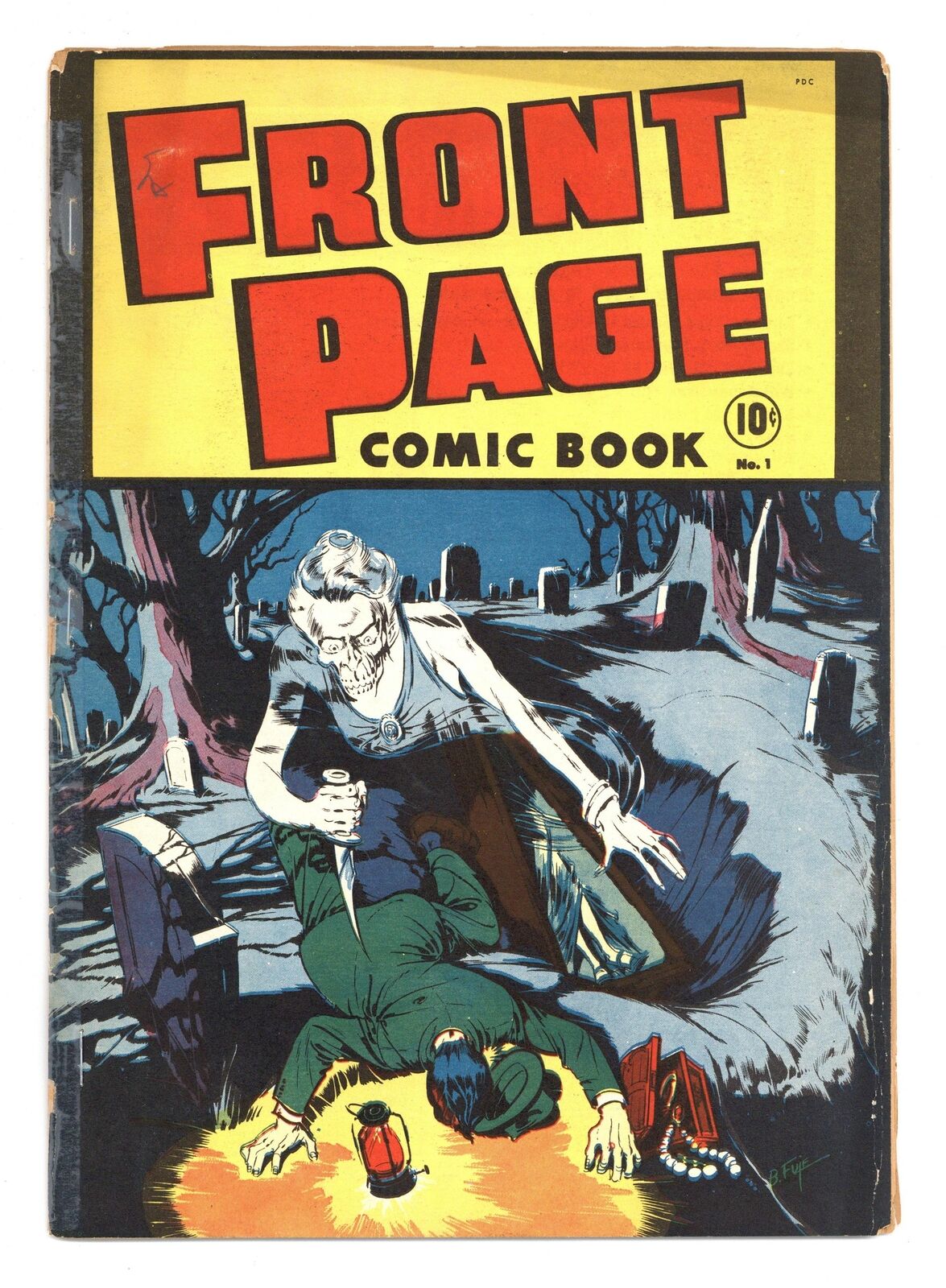 Front Page Comic Book #1 PR 0.5 1945
