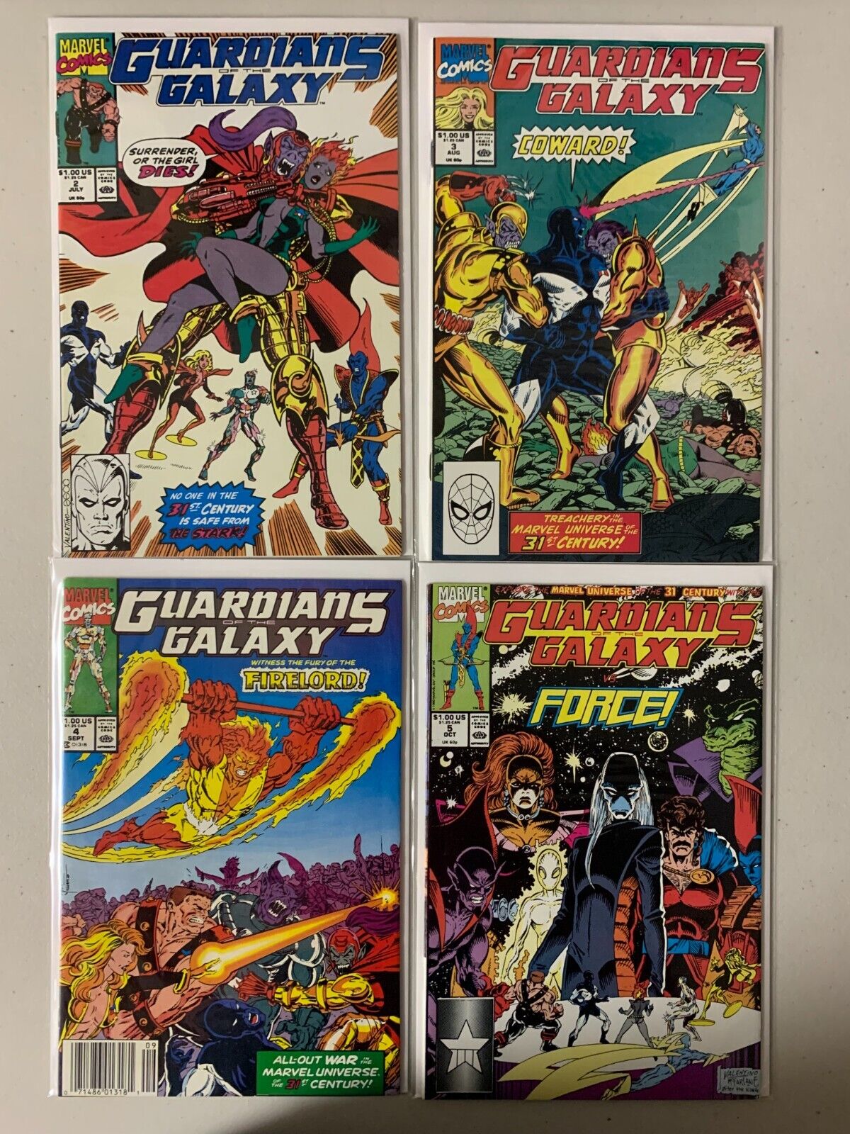 Guardians of the Galaxy comic run:#2-56 + ANN 1-3 58 diff (1990-95)