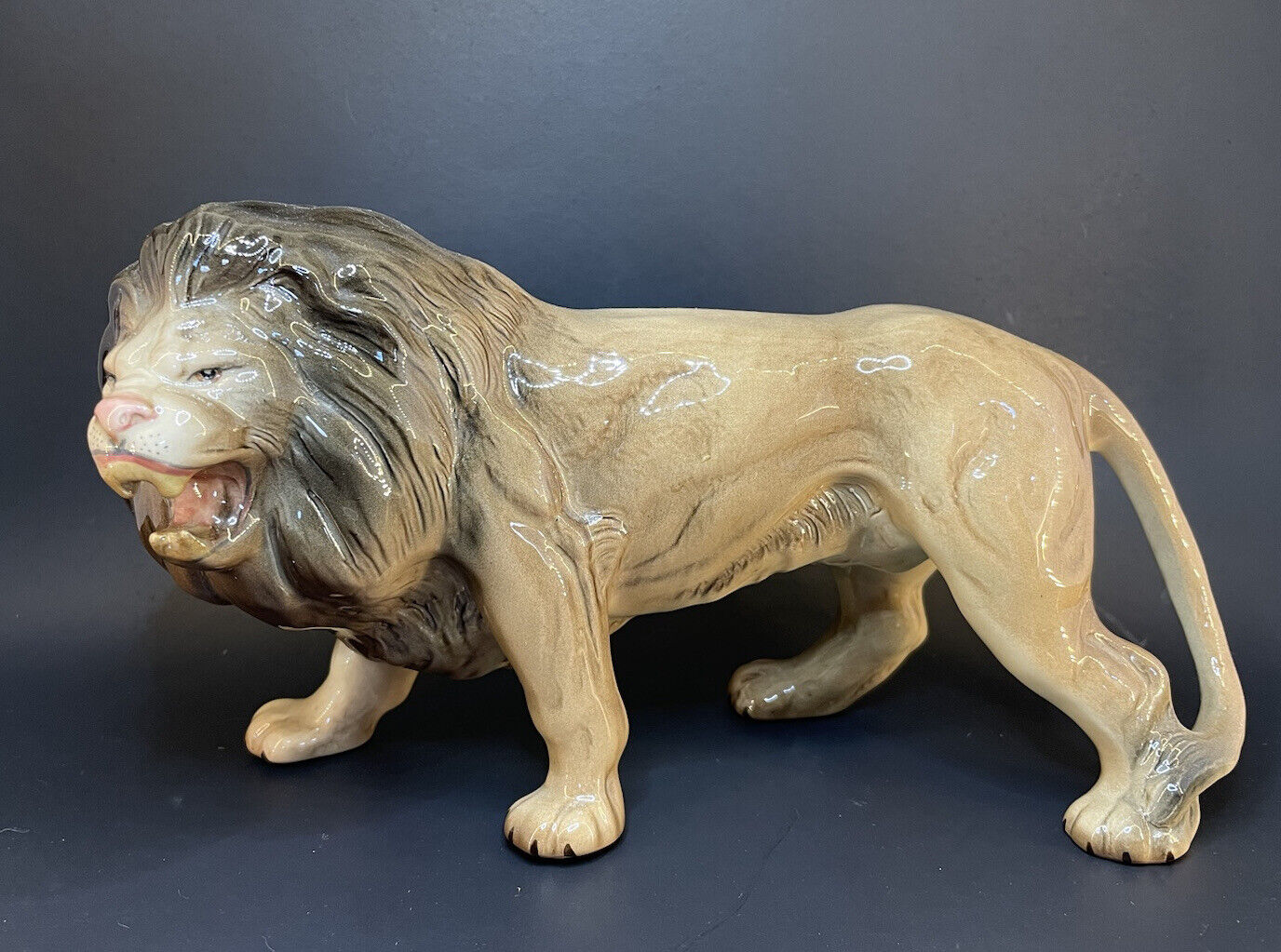 Vintage Melba Ware Lion Figure Made In England